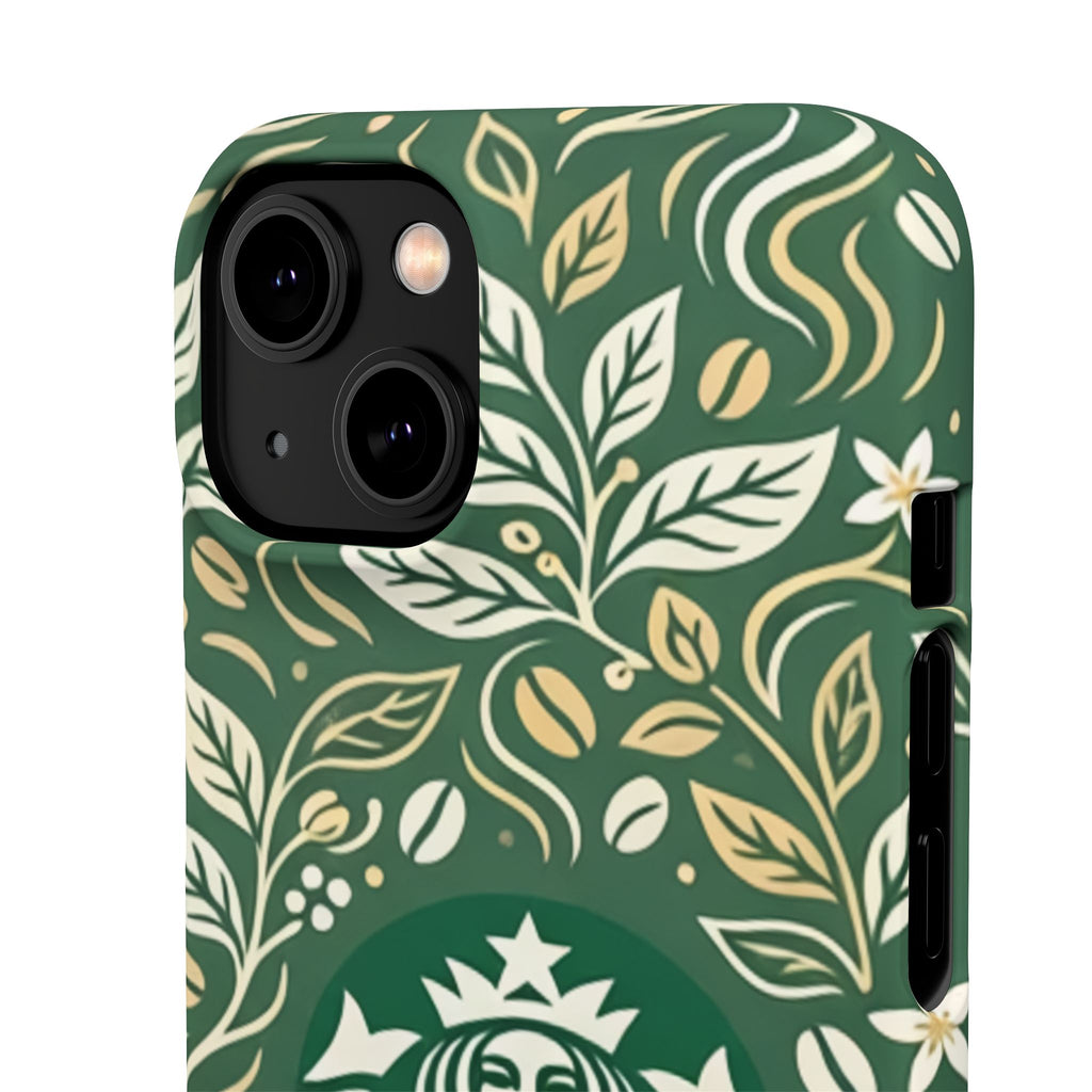 Starbucks Logo Phone Case | Green Coffee Shop iPhone Case
