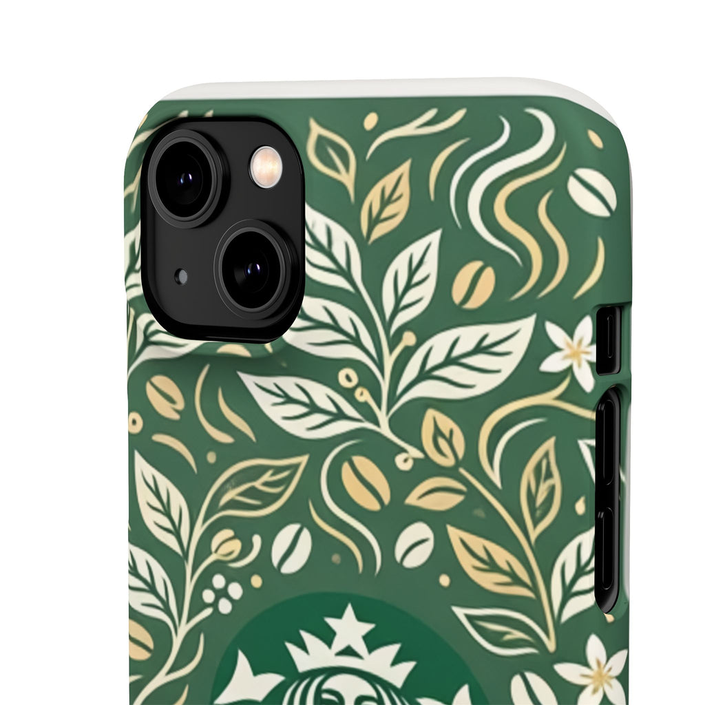 Starbucks Logo Phone Case | Green Coffee Shop iPhone Case
