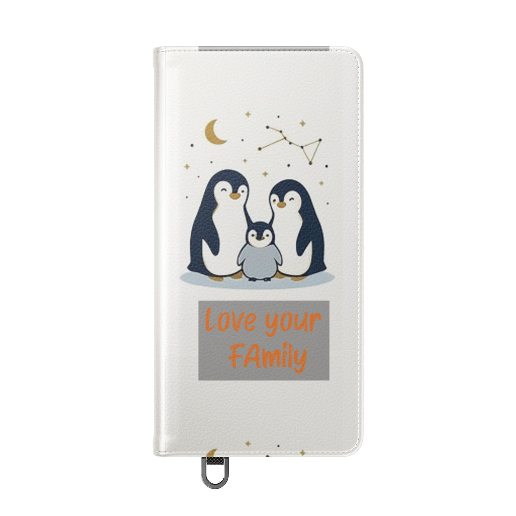 Penguin Family Love Phone flip case