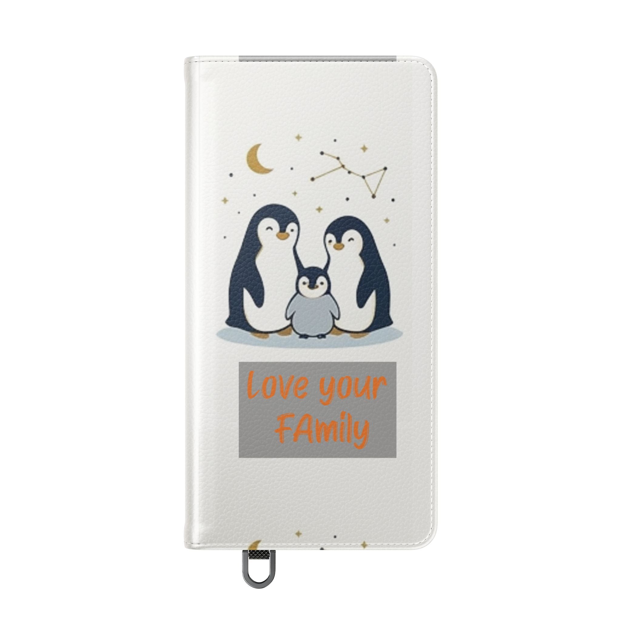 Penguin Family Love Phone flip case