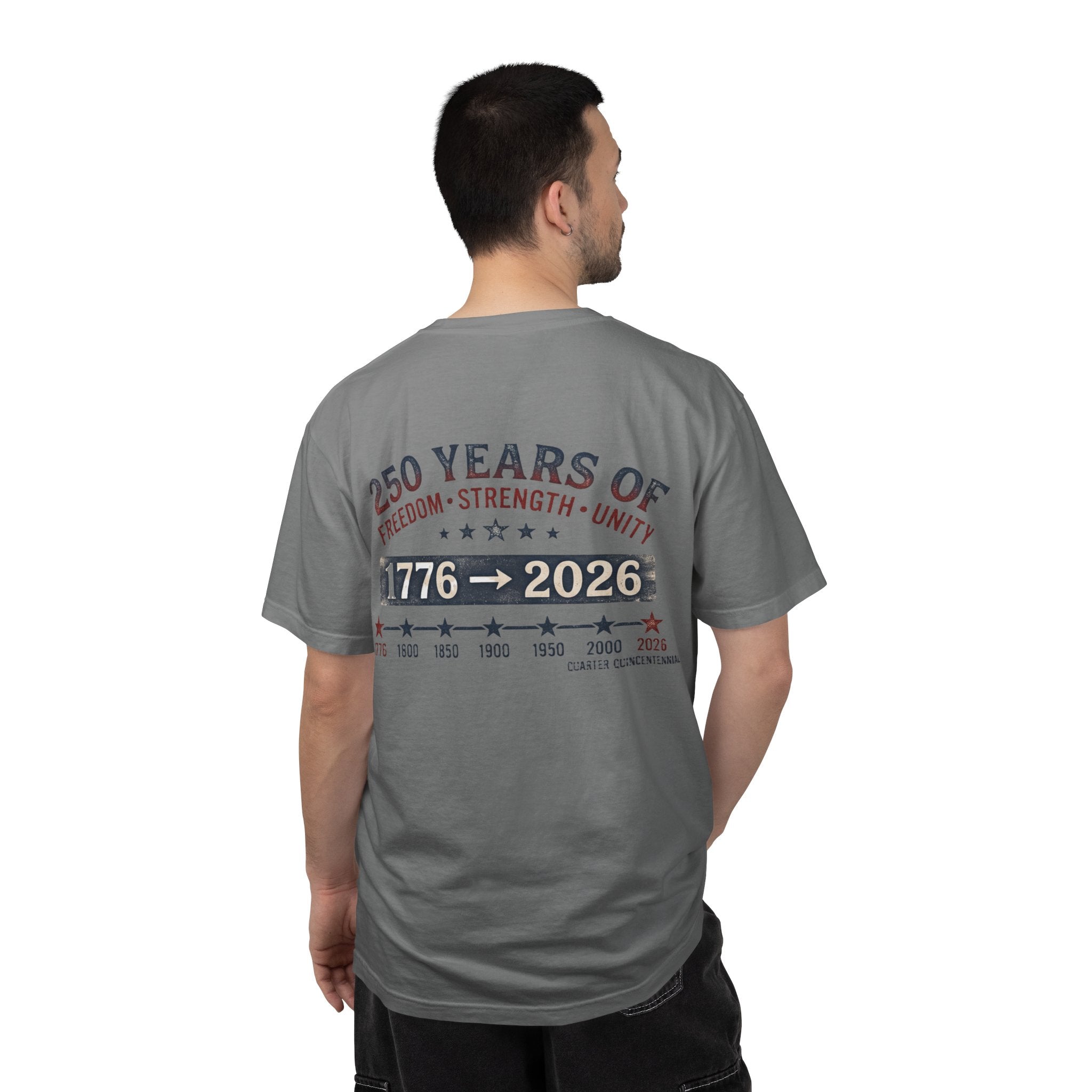 America 250th Anniversary T-Shirt — "Happy 250th Birthday America" Patriotic Tee (1776–2026)