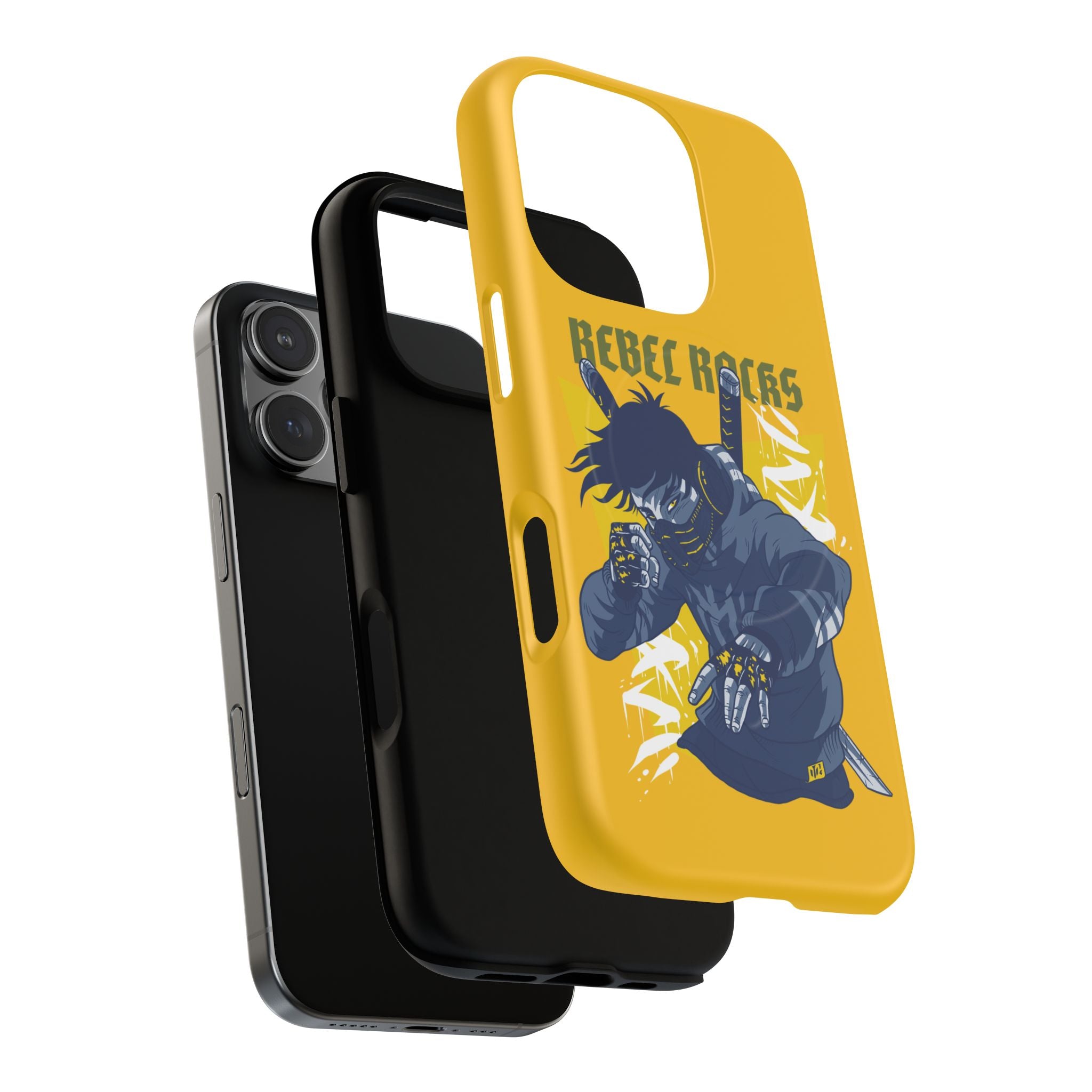 Rebel Ninja Illustration Phone Case | Tough Magnetic Case