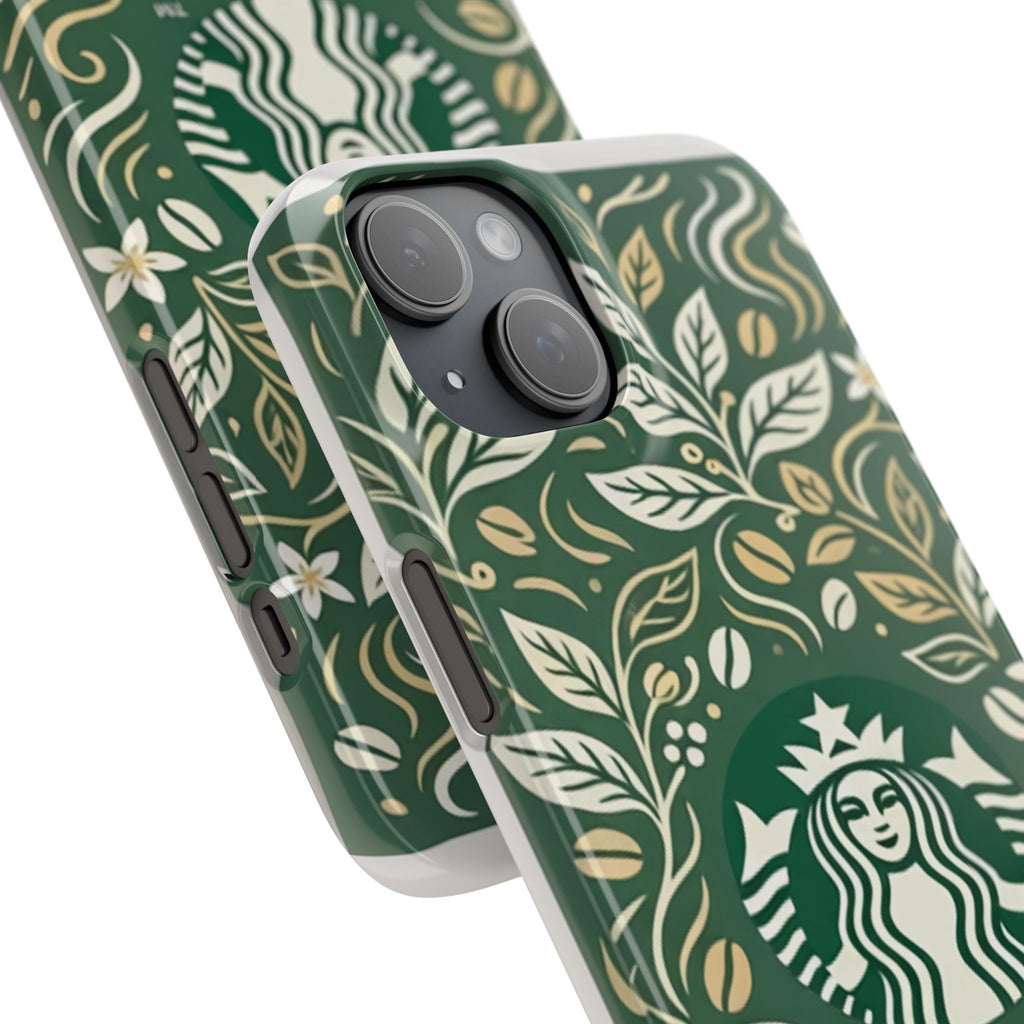 Starbucks Logo Phone Case | Green Coffee Shop iPhone Case