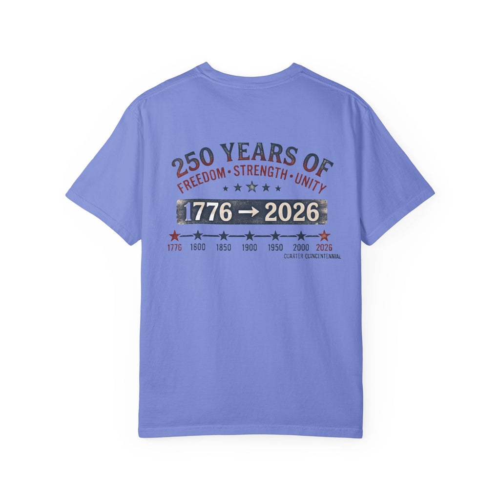 America 250th Anniversary T-Shirt — "Happy 250th Birthday America" Patriotic Tee (1776–2026)