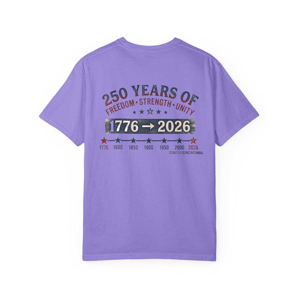 America 250th Anniversary T-Shirt — "Happy 250th Birthday America" Patriotic Tee (1776–2026)