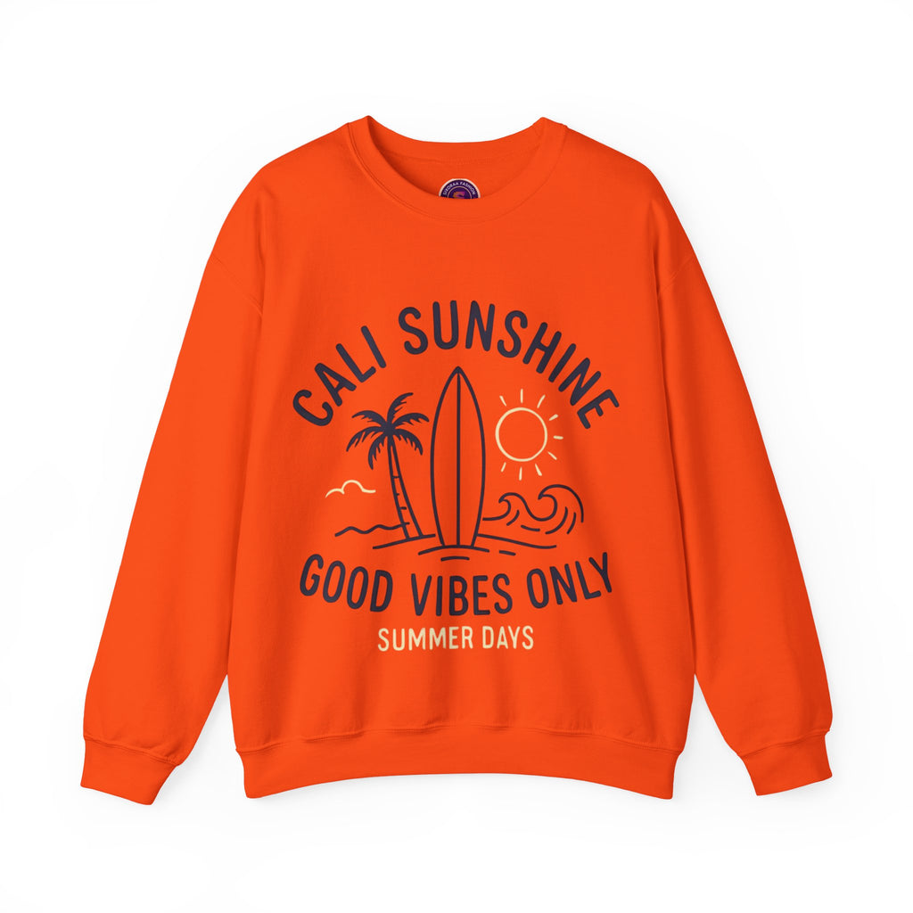 Vintage Cali Sunshine Graphic Unisex Oversized Sweatshirt