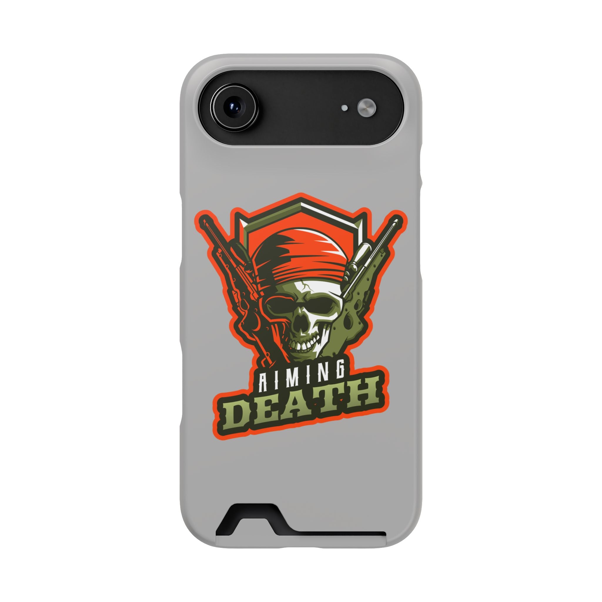 Skull with Bandana and Guns Phone Case
