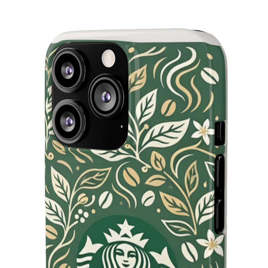 Starbucks Logo Phone Case | Green Coffee Shop iPhone Case
