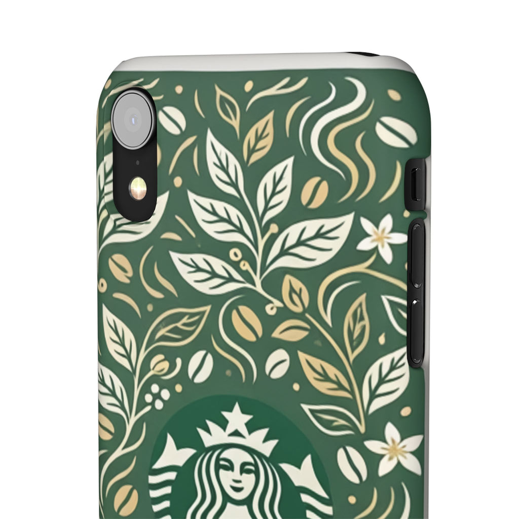 Starbucks Logo Phone Case | Green Coffee Shop iPhone Case