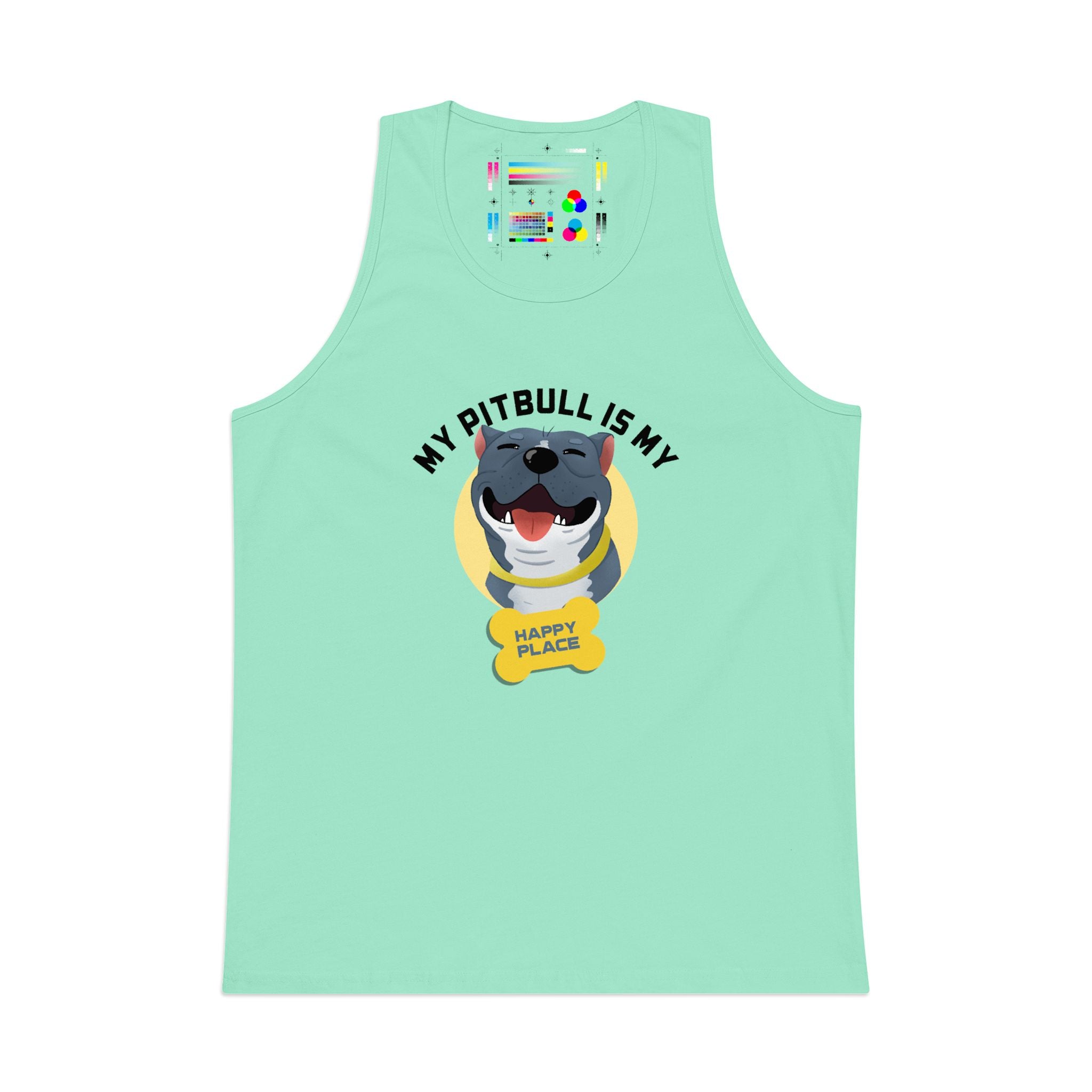 My Pitbull Is My Happy Place Tank | Pitbull Dog Tank Top