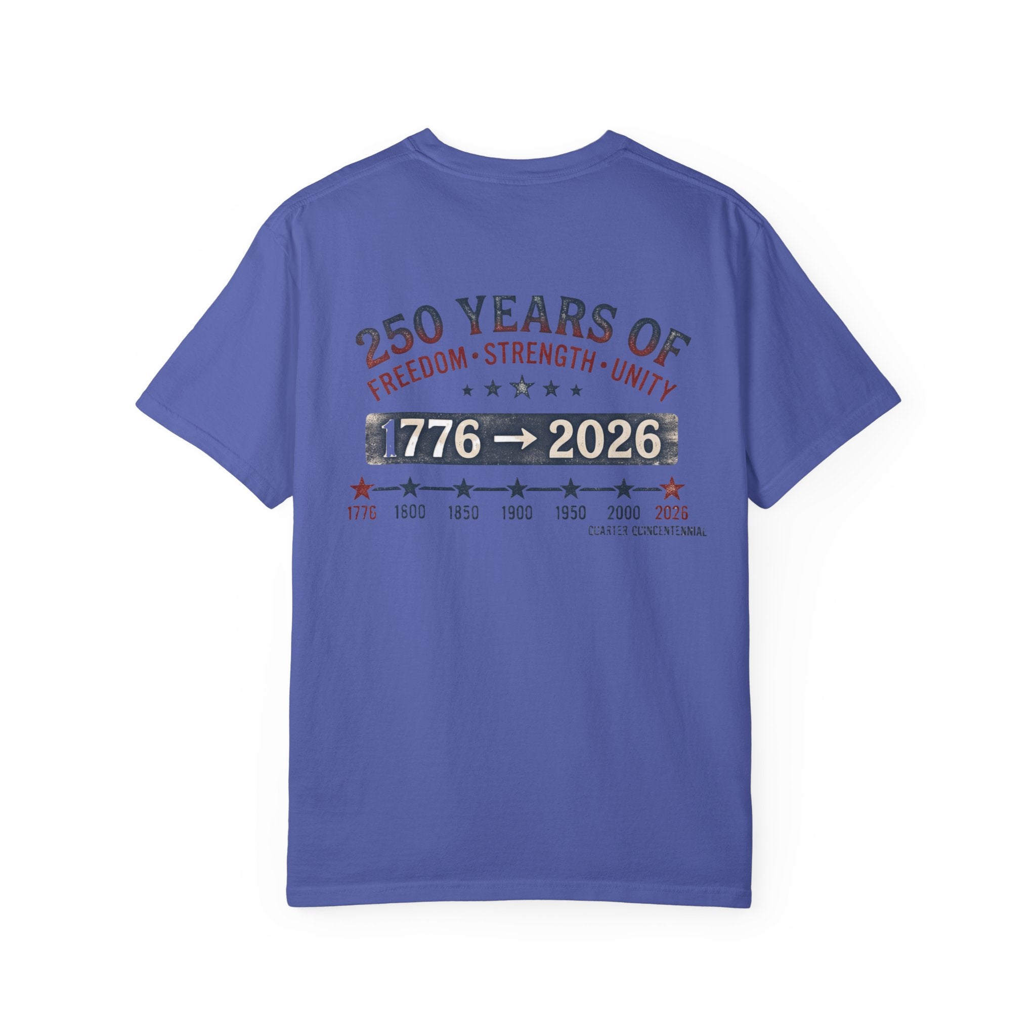 America 250th Anniversary T-Shirt — "Happy 250th Birthday America" Patriotic Tee (1776–2026)