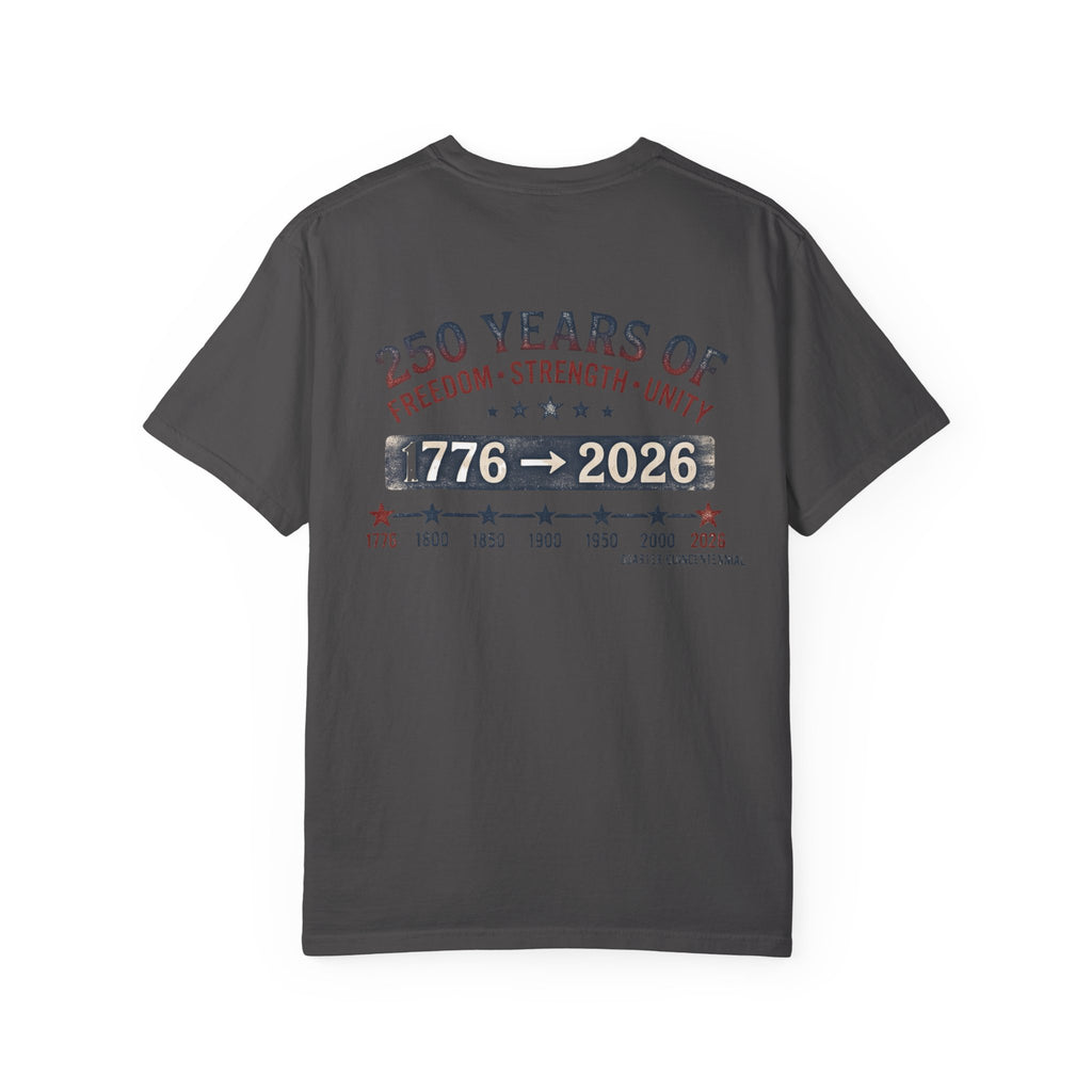 America 250th Anniversary T-Shirt — "Happy 250th Birthday America" Patriotic Tee (1776–2026)