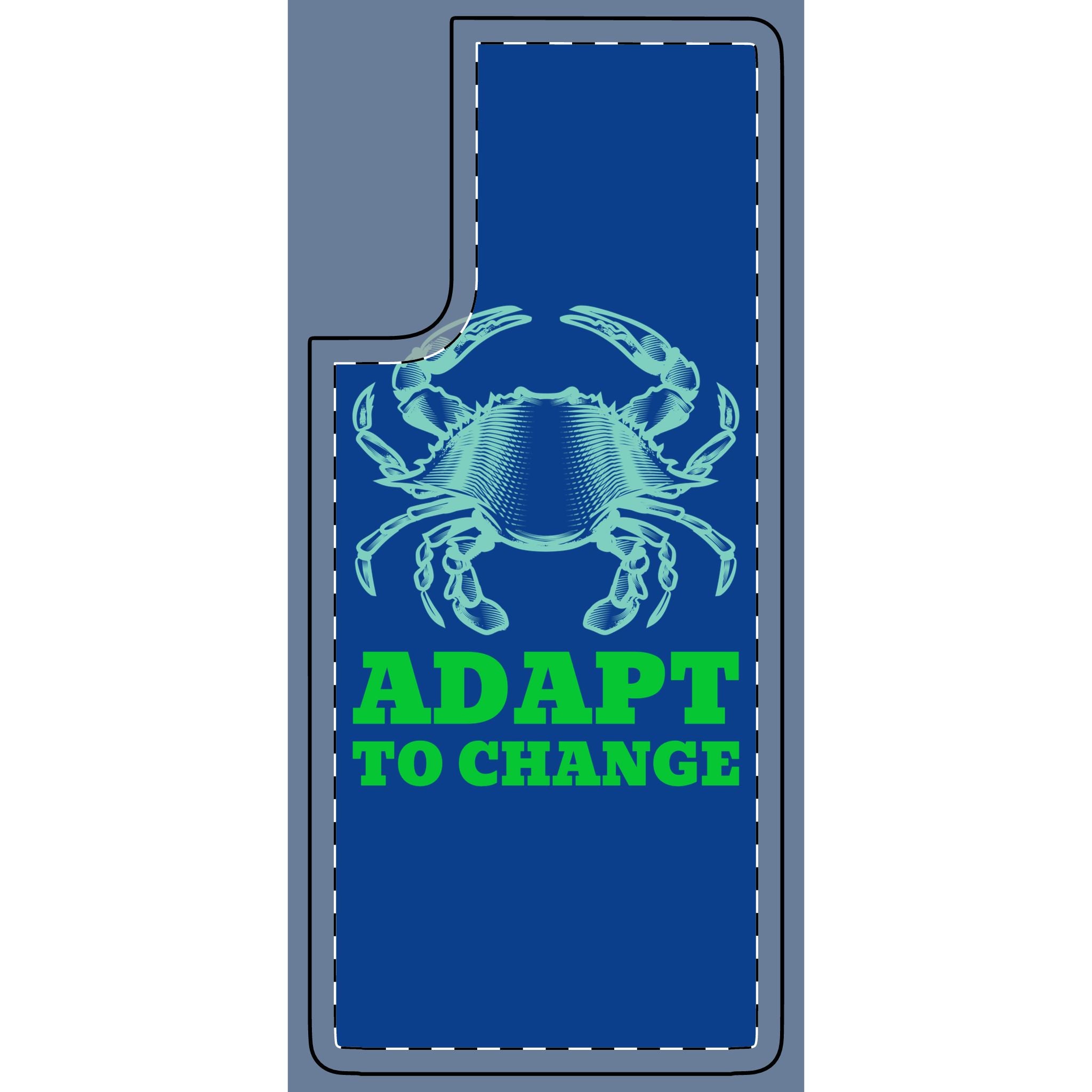 Crab illustration Adapt to Change Phone Cover