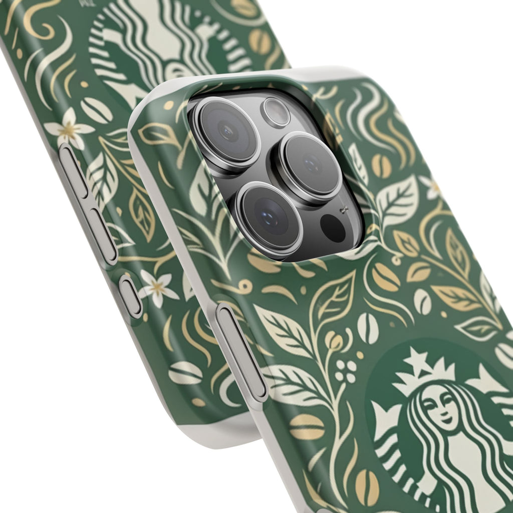 Starbucks Logo Phone Case | Green Coffee Shop iPhone Case