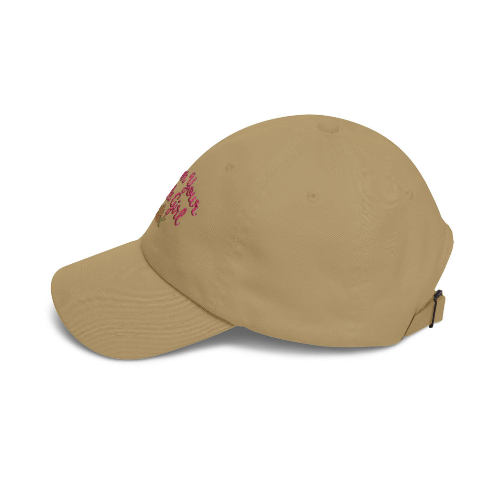 Dad Cap — "Forever Your Little Girl" Embroidered Floral Hat