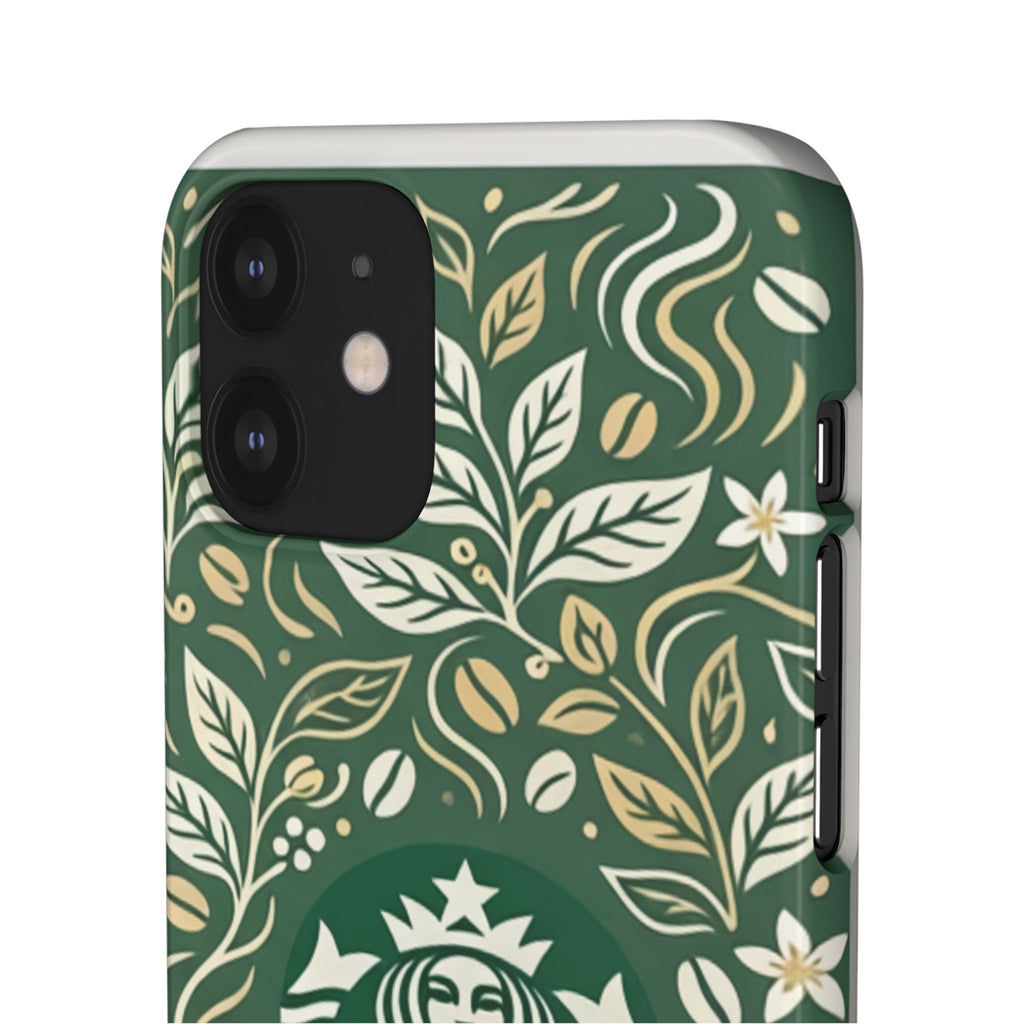 Starbucks Logo Phone Case | Green Coffee Shop iPhone Case