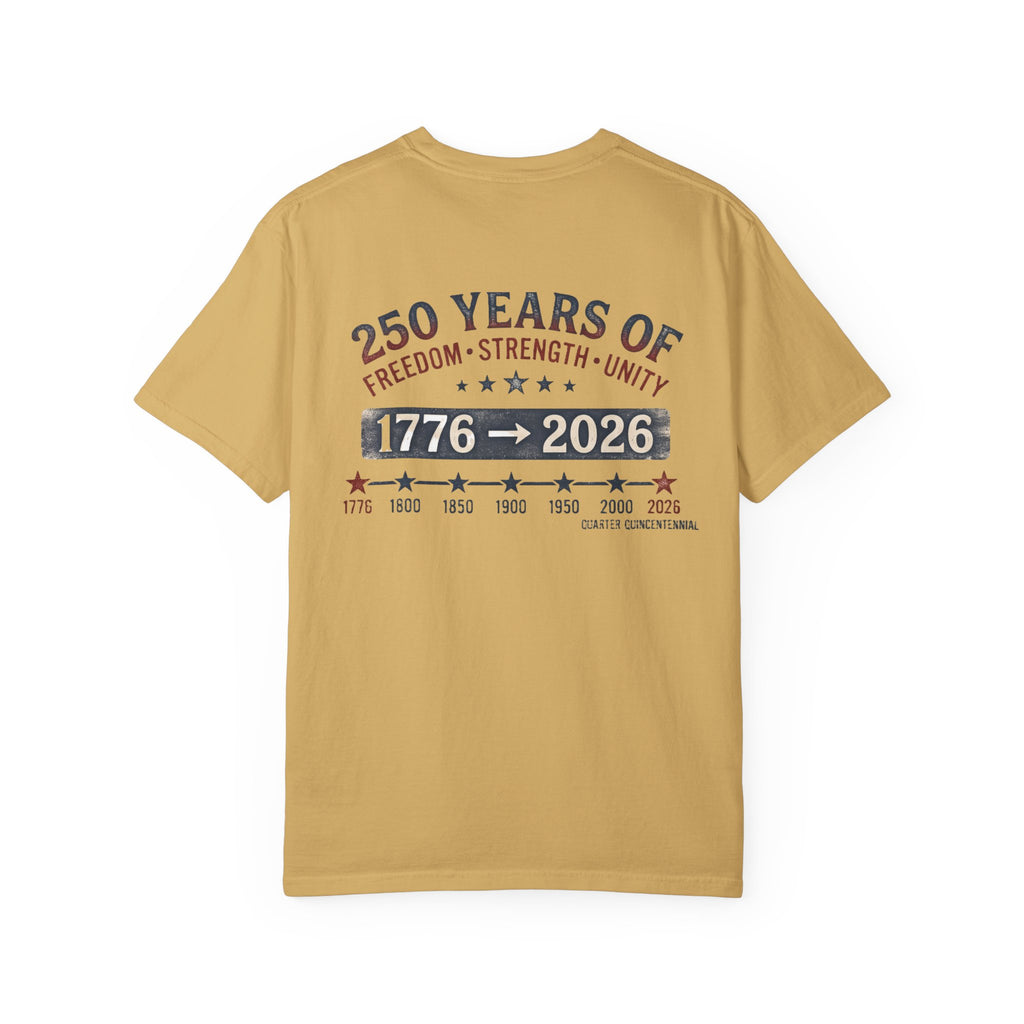 America 250th Anniversary T-Shirt — "Happy 250th Birthday America" Patriotic Tee (1776–2026)