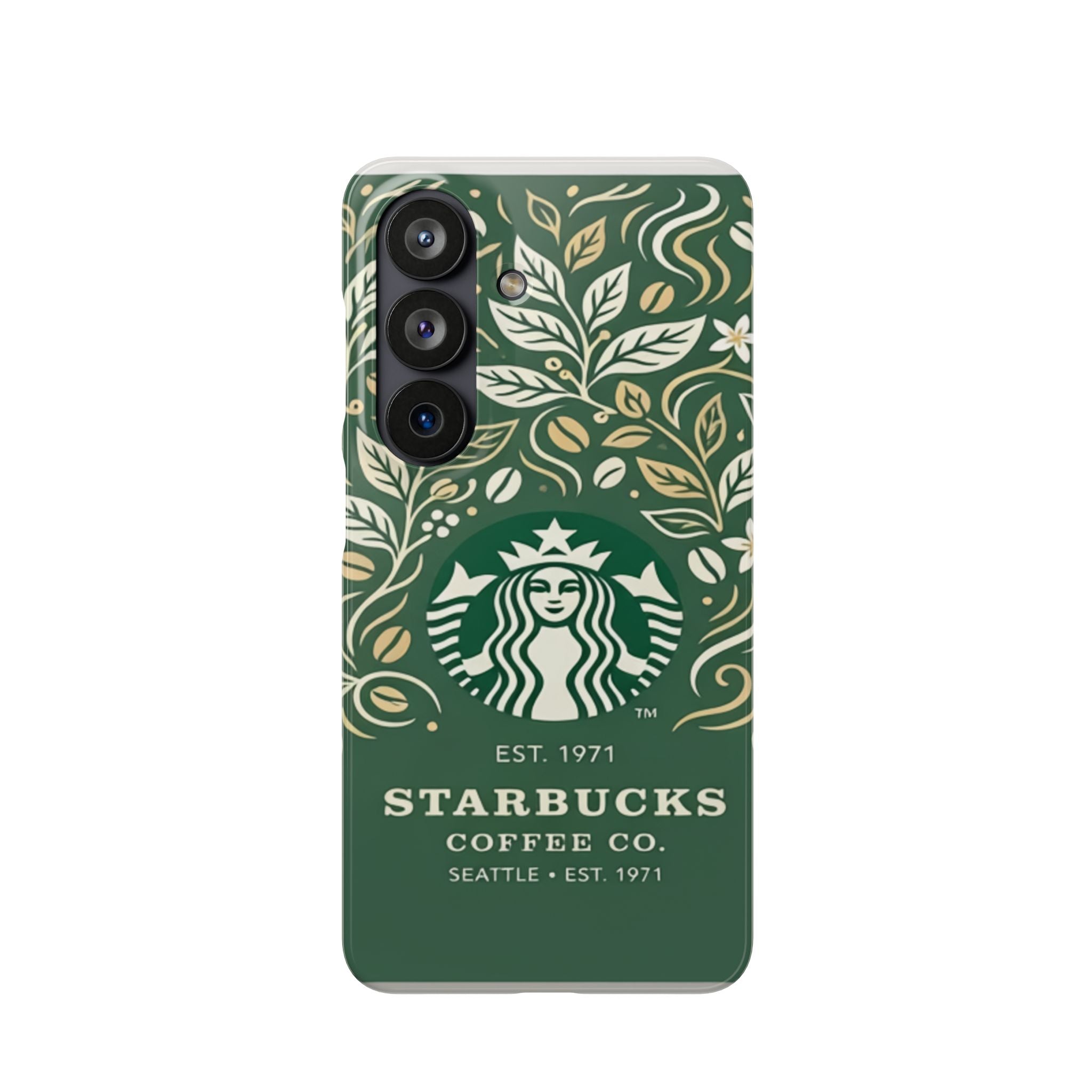 Starbucks Logo Phone Case | Green Coffee Shop iPhone Case