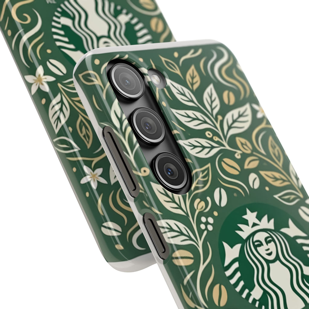 Starbucks Logo Phone Case | Green Coffee Shop iPhone Case