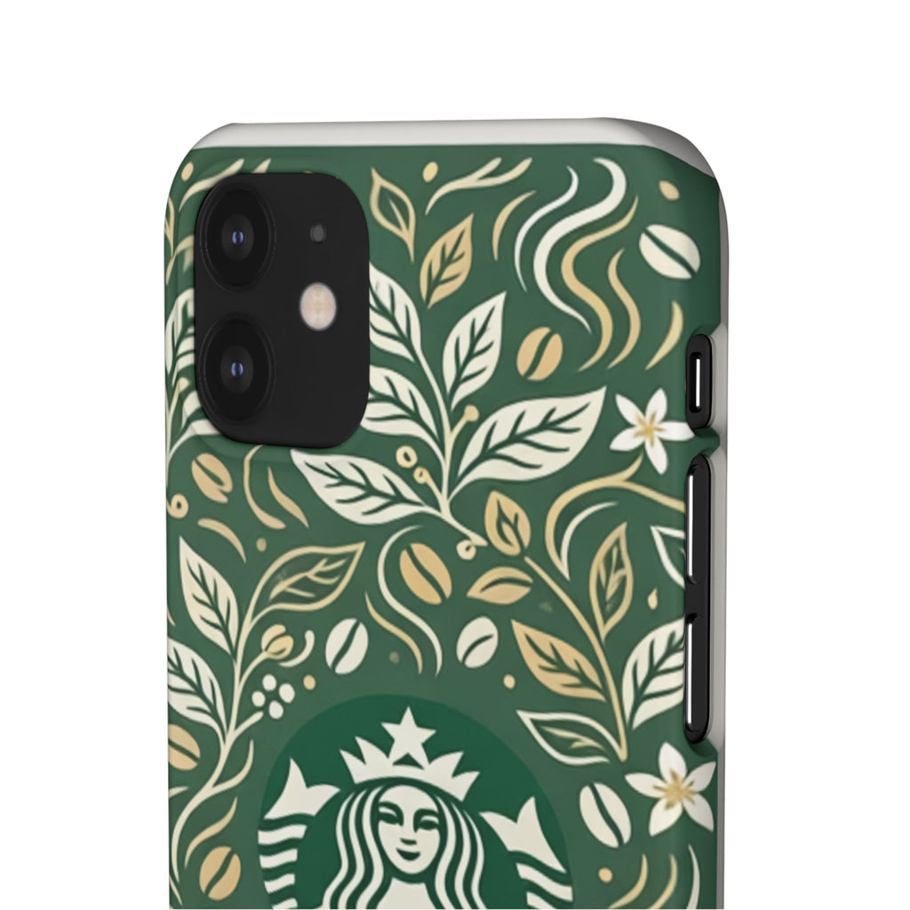 Starbucks Logo Phone Case | Green Coffee Shop iPhone Case
