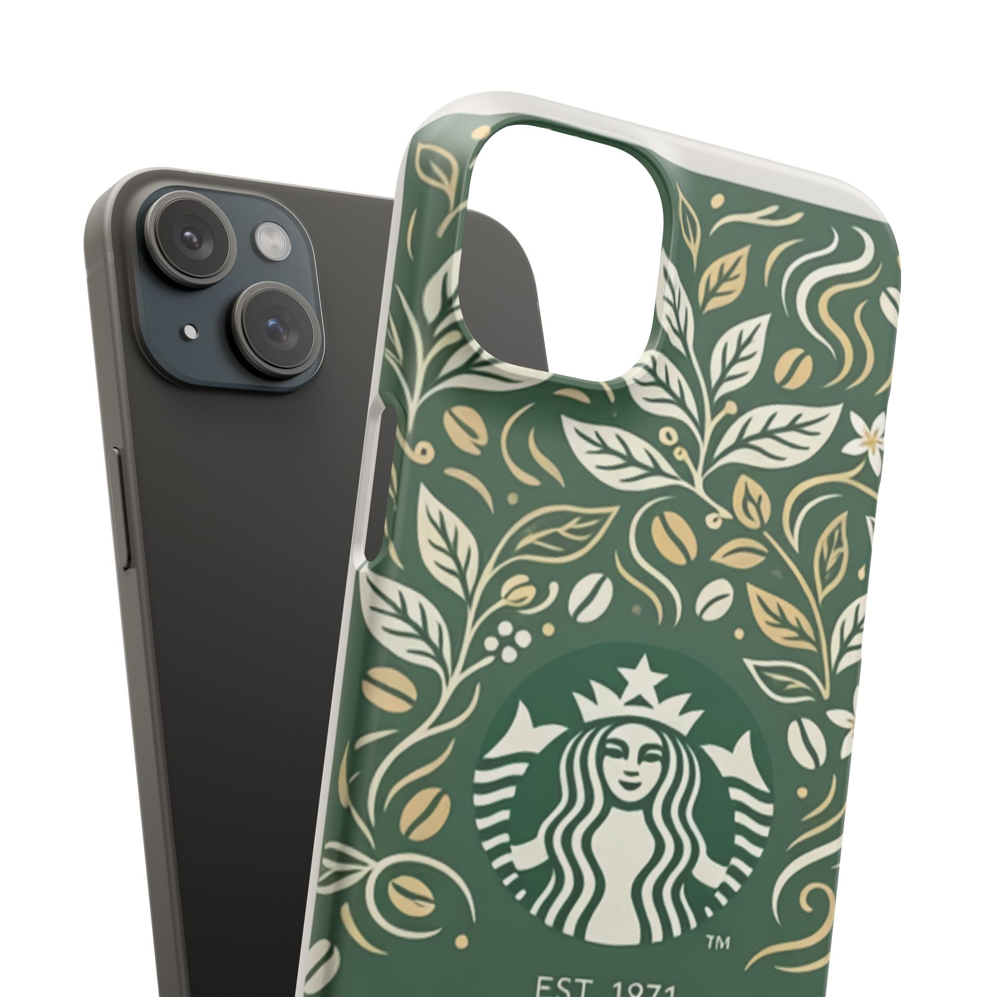 Starbucks Logo Phone Case | Green Coffee Shop iPhone Case