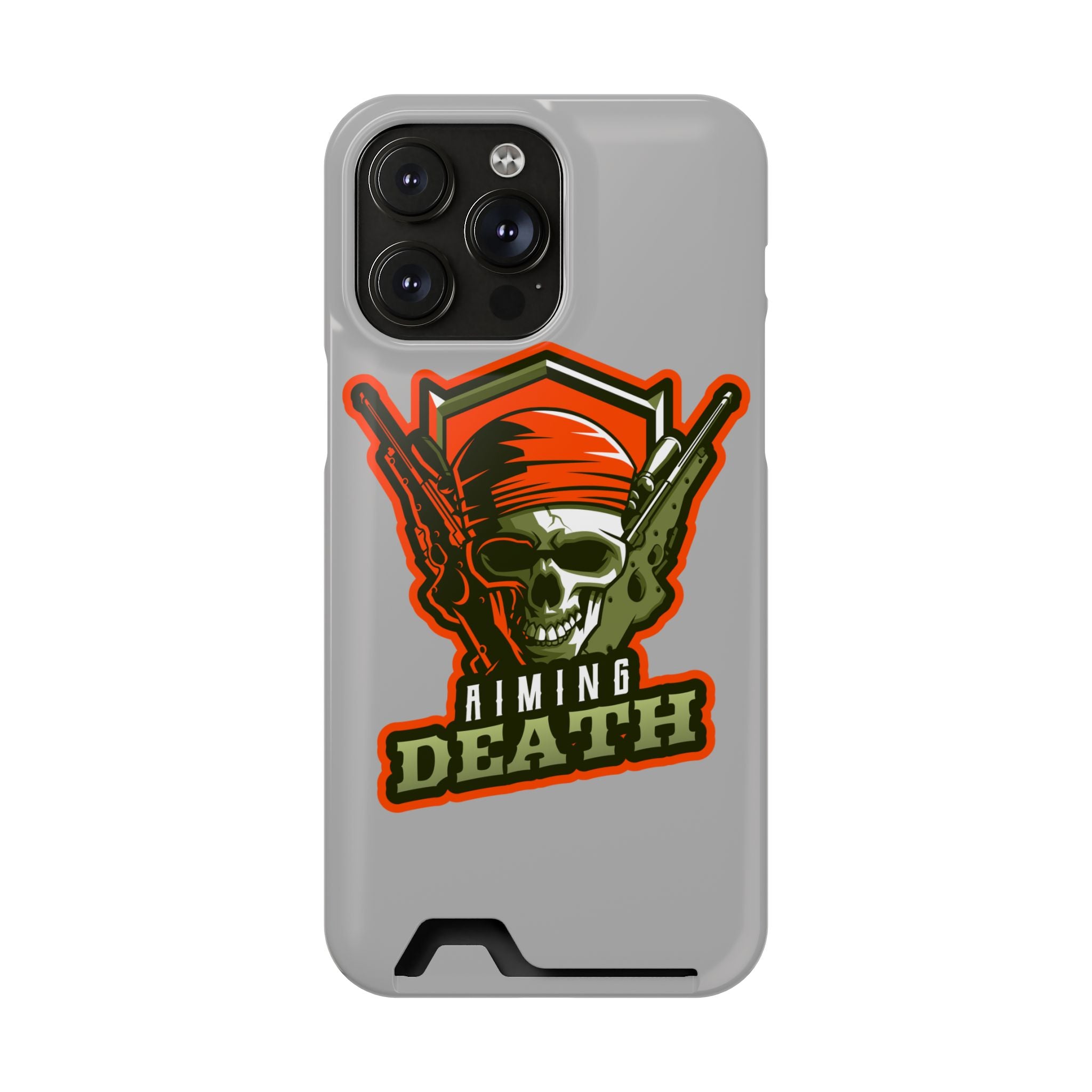 Skull with Bandana and Guns Phone Case
