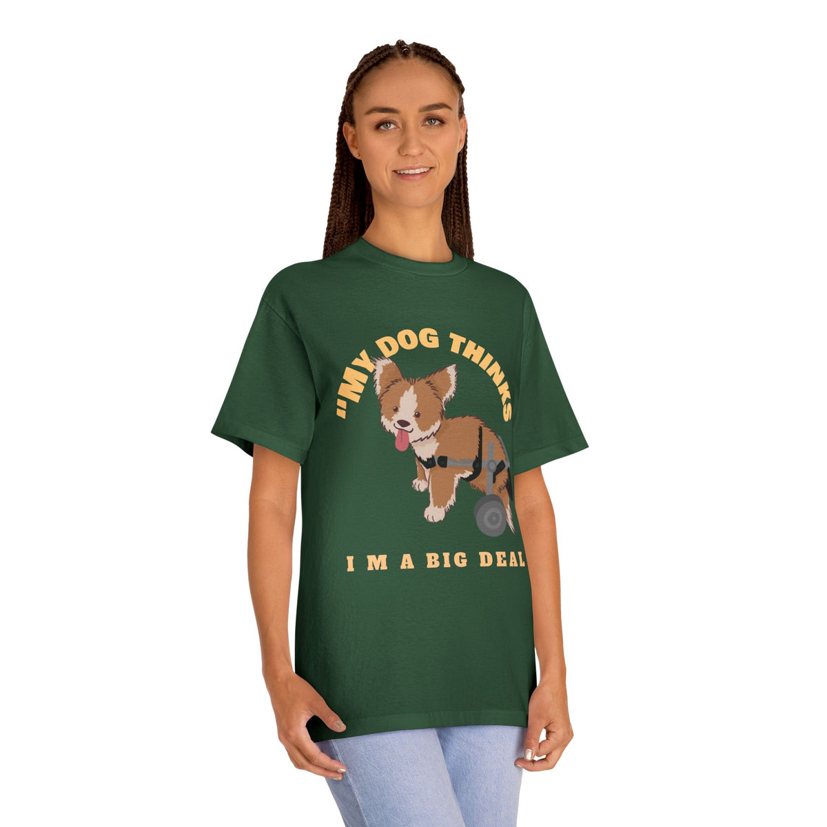 Funny dog lover tee, Comfortable cotton dog shirt