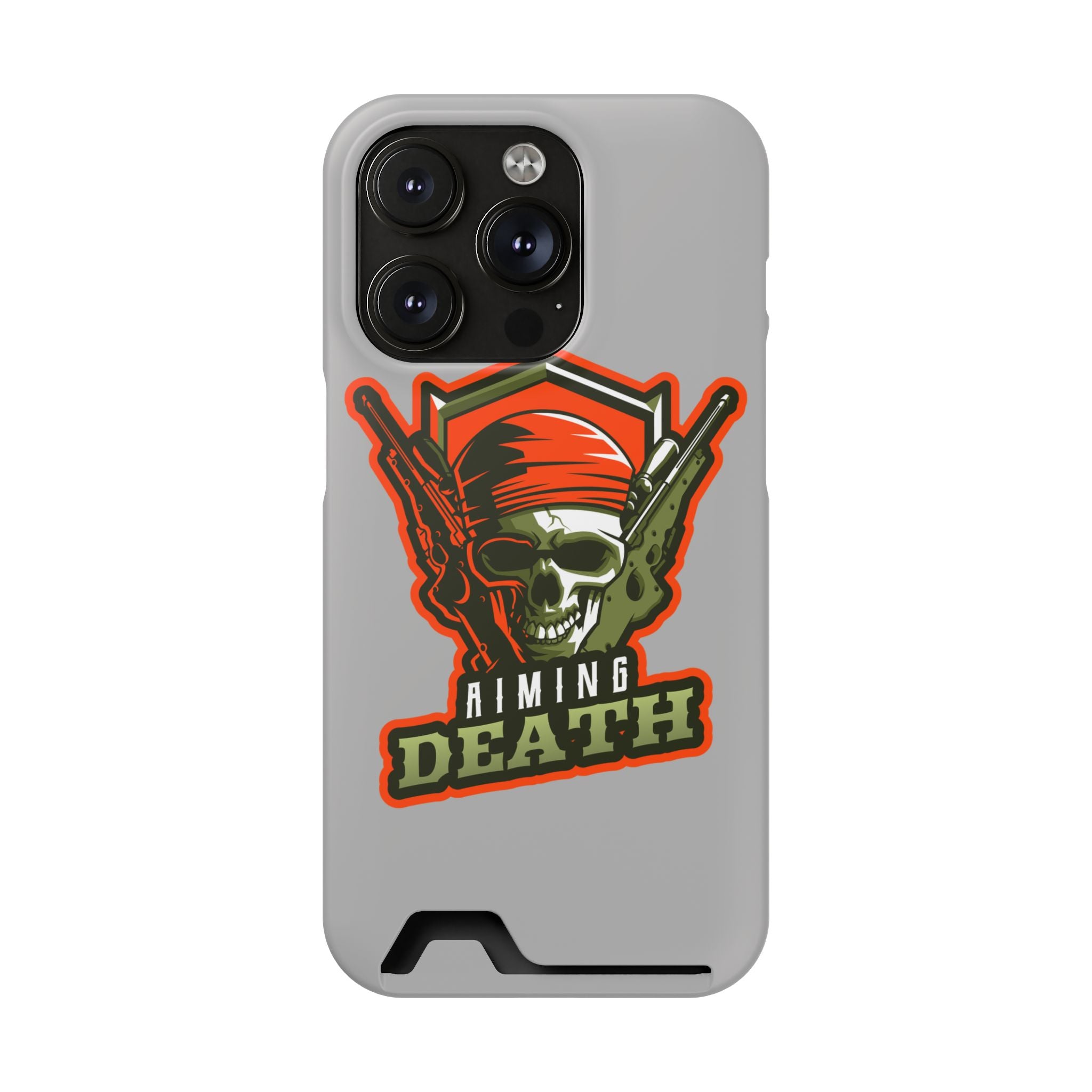 Skull with Bandana and Guns Phone Case