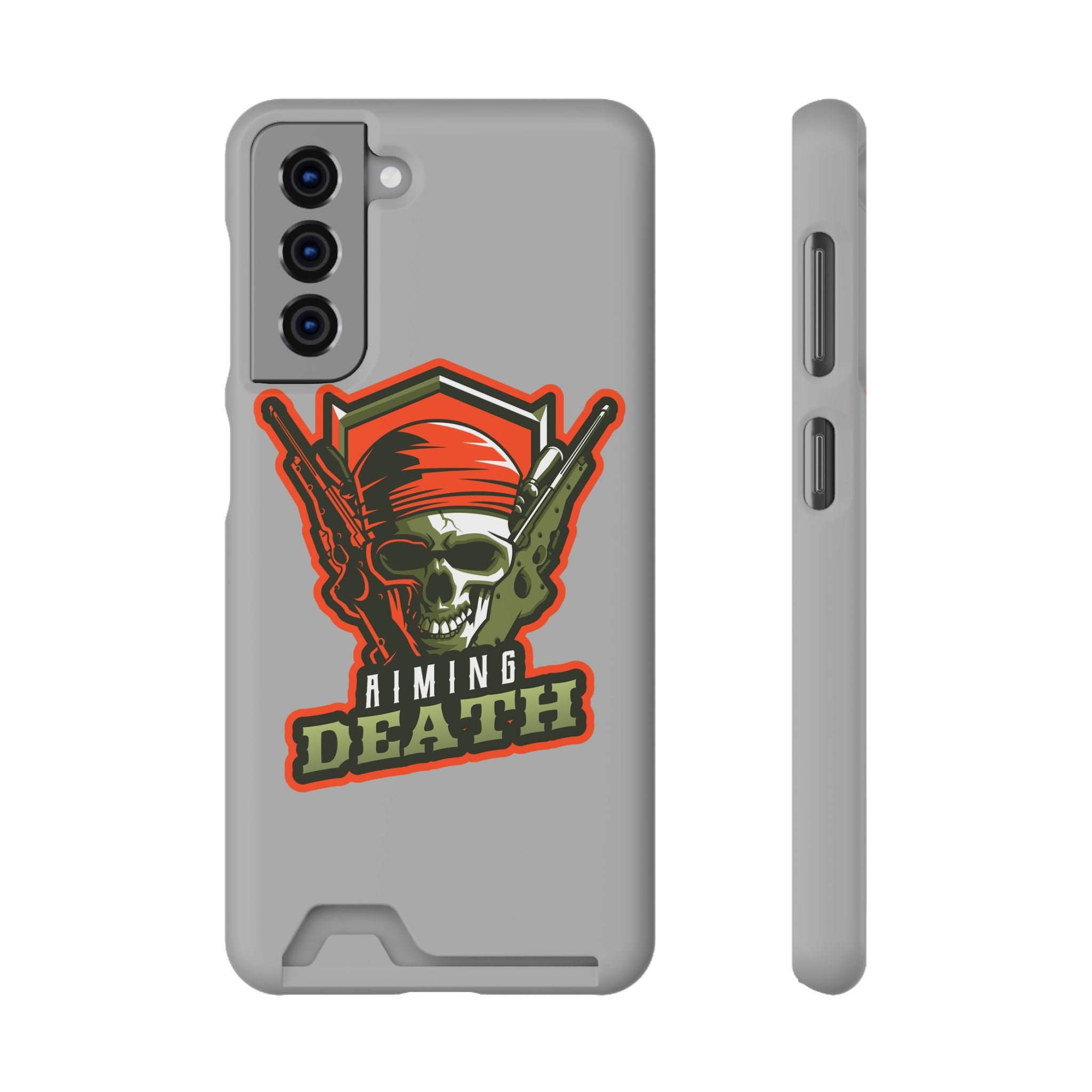 Skull with Bandana and Guns Phone Case