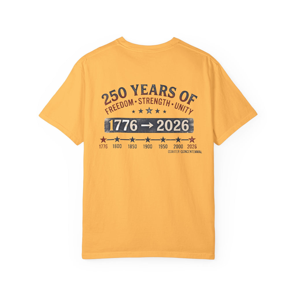America 250th Anniversary T-Shirt — "Happy 250th Birthday America" Patriotic Tee (1776–2026)