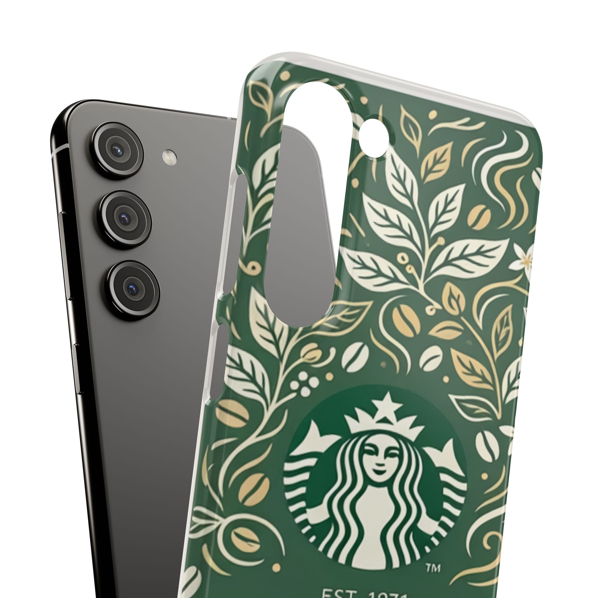 Starbucks Logo Phone Case | Green Coffee Shop iPhone Case