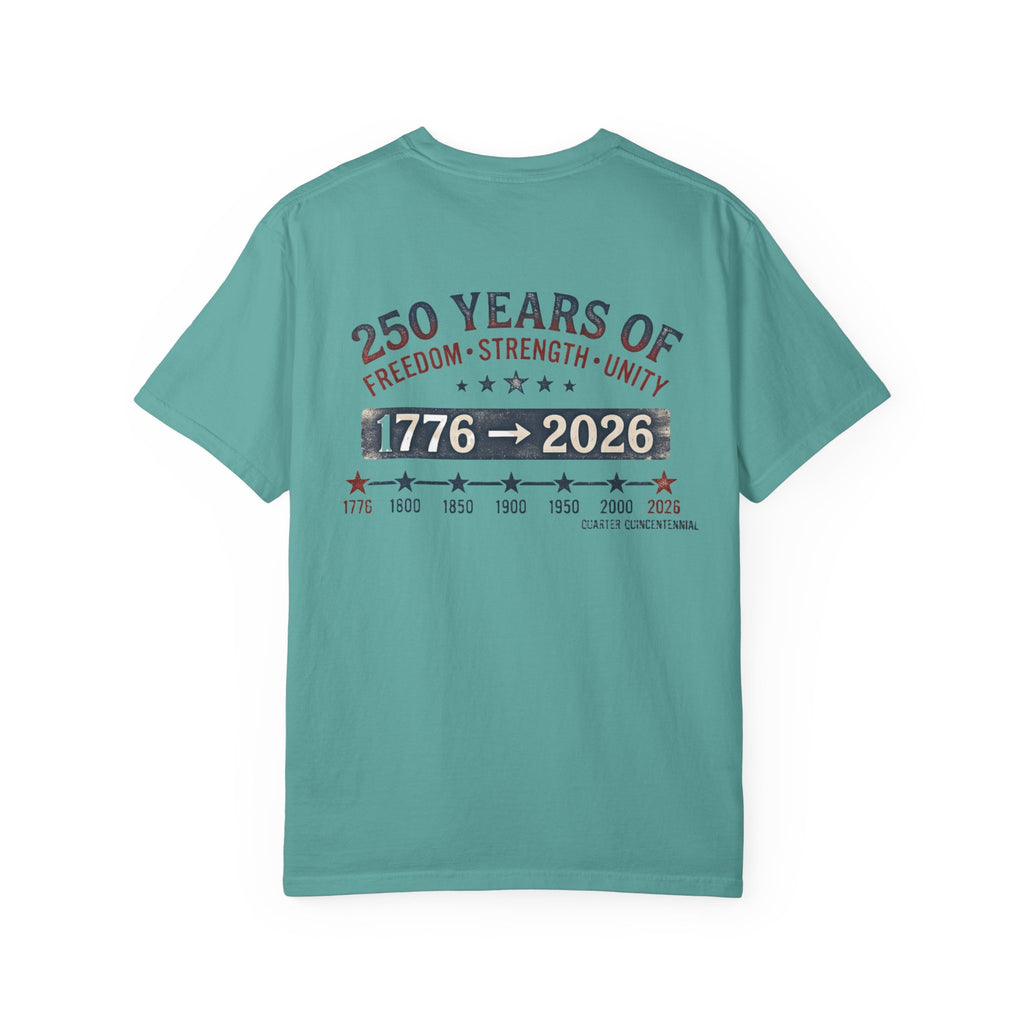 America 250th Anniversary T-Shirt — "Happy 250th Birthday America" Patriotic Tee (1776–2026)