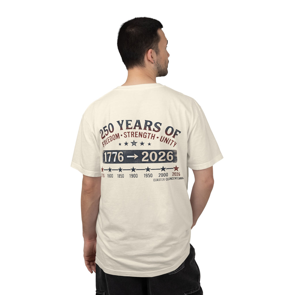 America 250th Anniversary T-Shirt — "Happy 250th Birthday America" Patriotic Tee (1776–2026)