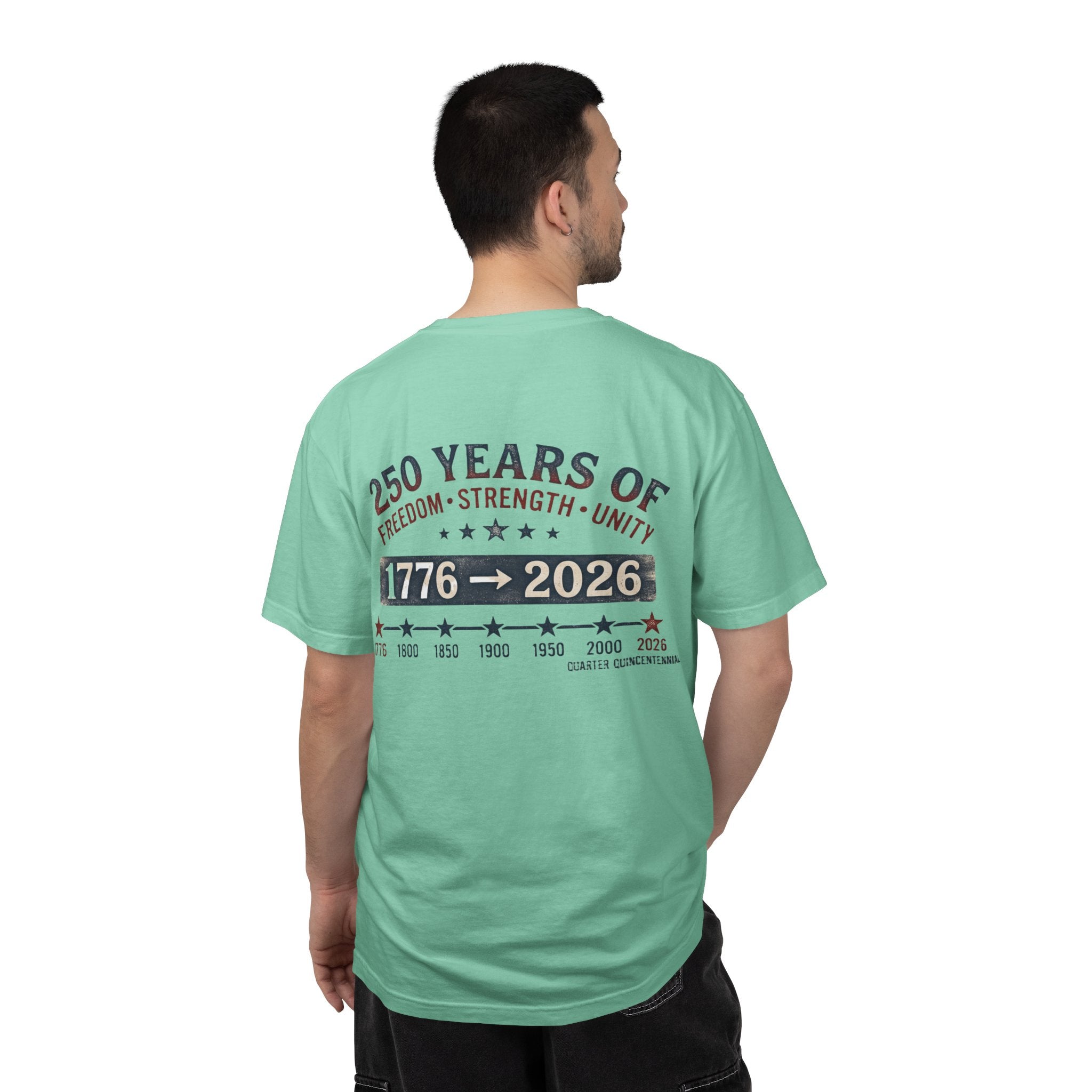 America 250th Anniversary T-Shirt — "Happy 250th Birthday America" Patriotic Tee (1776–2026)