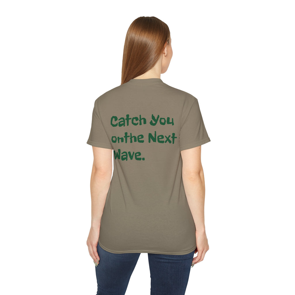 Adventure Awaits Coastal Road Trip T-Shirt | Sunset Surf Van, Catch You On The Next Wave
