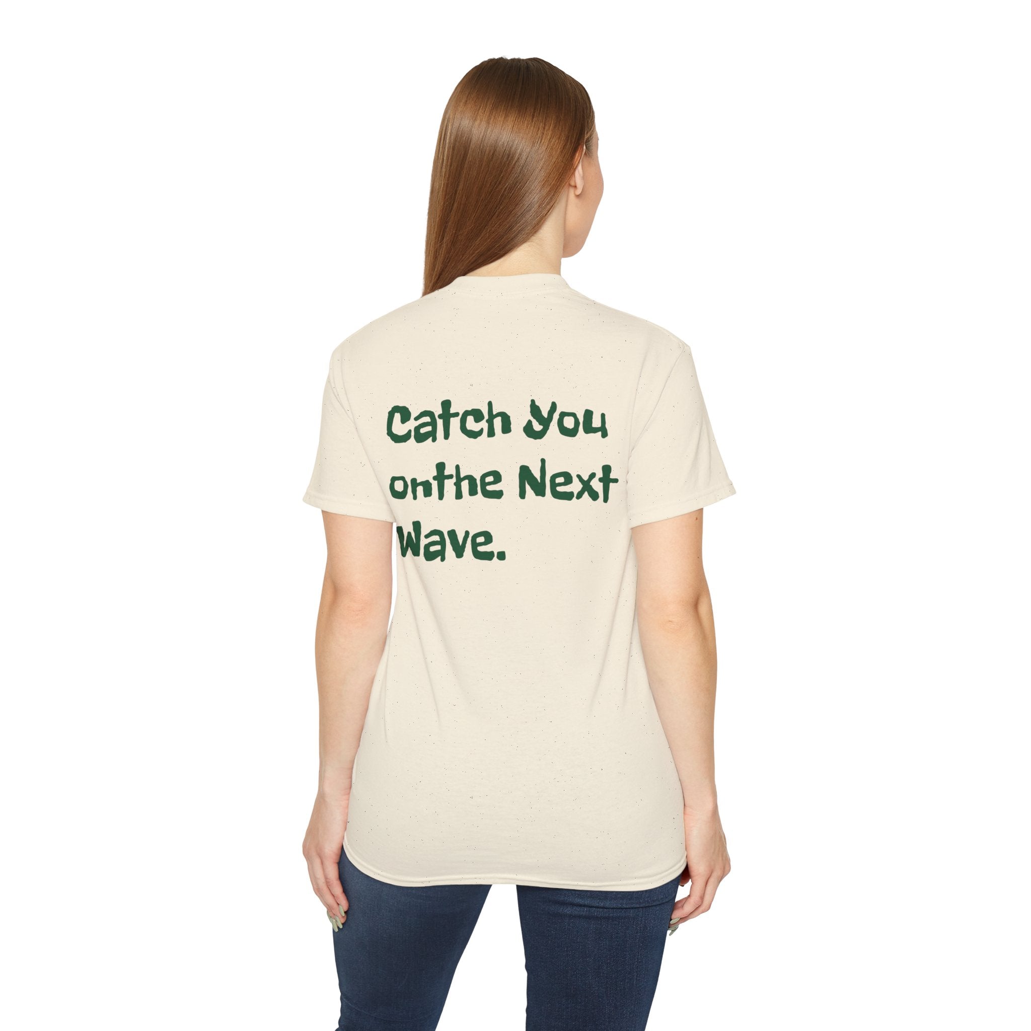 Adventure Awaits Coastal Road Trip T-Shirt | Sunset Surf Van, Catch You On The Next Wave