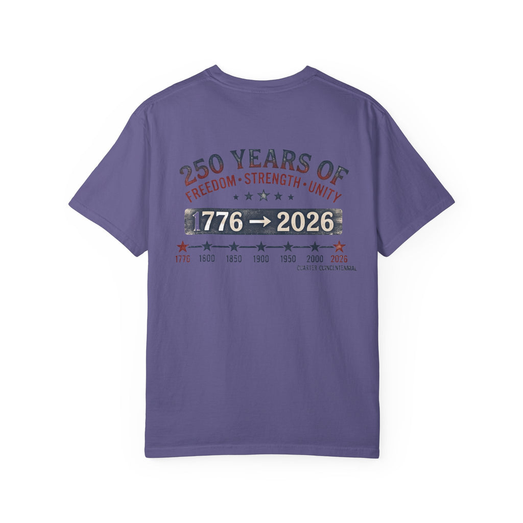 America 250th Anniversary T-Shirt — "Happy 250th Birthday America" Patriotic Tee (1776–2026)