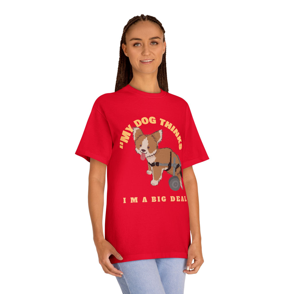 Funny dog lover tee, Comfortable cotton dog shirt