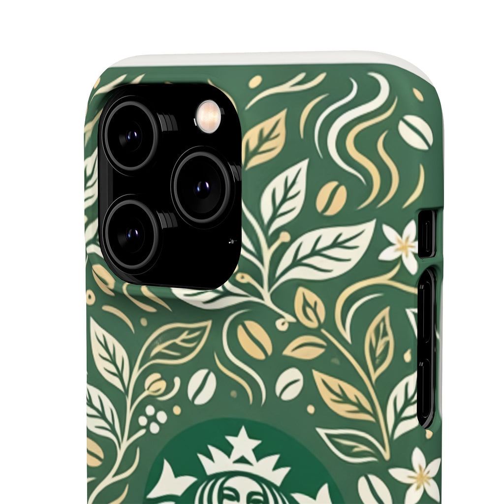Starbucks Logo Phone Case | Green Coffee Shop iPhone Case