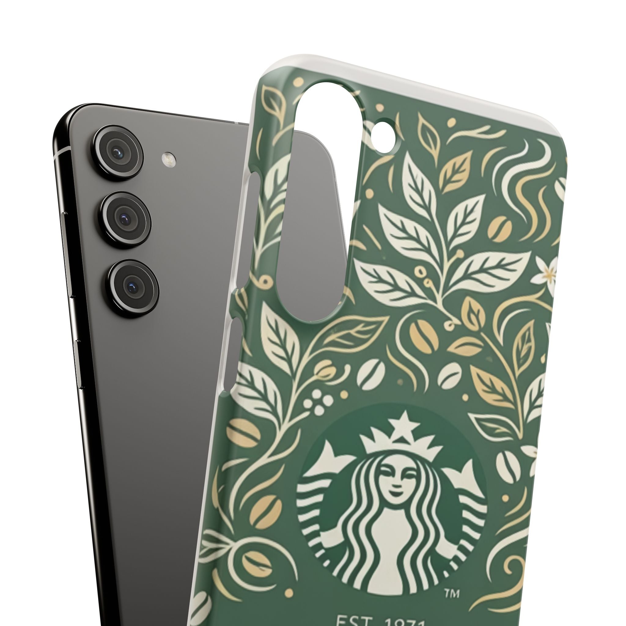 Starbucks Logo Phone Case | Green Coffee Shop iPhone Case