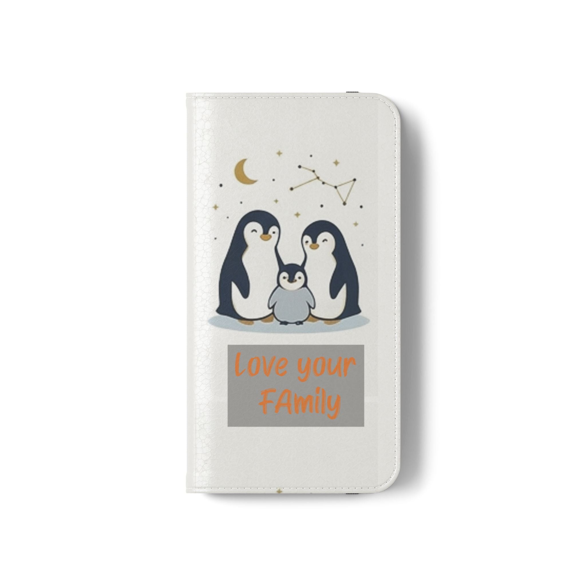 Penguin Family Love Phone flip case