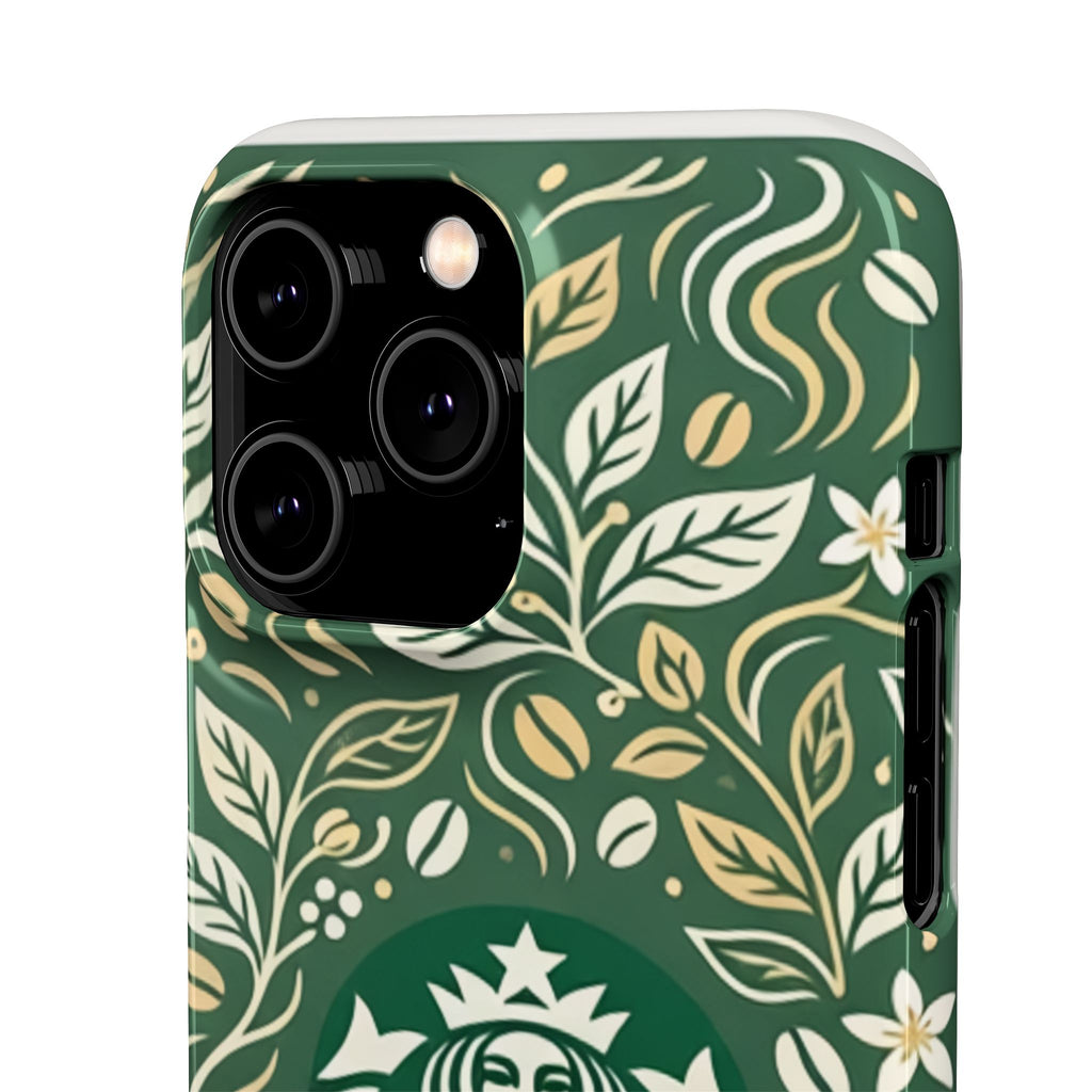 Starbucks Logo Phone Case | Green Coffee Shop iPhone Case