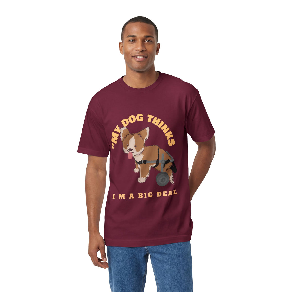 Funny dog lover tee, Comfortable cotton dog shirt