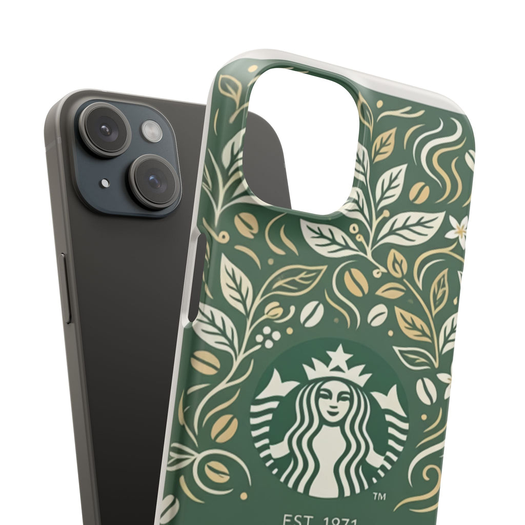 Starbucks Logo Phone Case | Green Coffee Shop iPhone Case