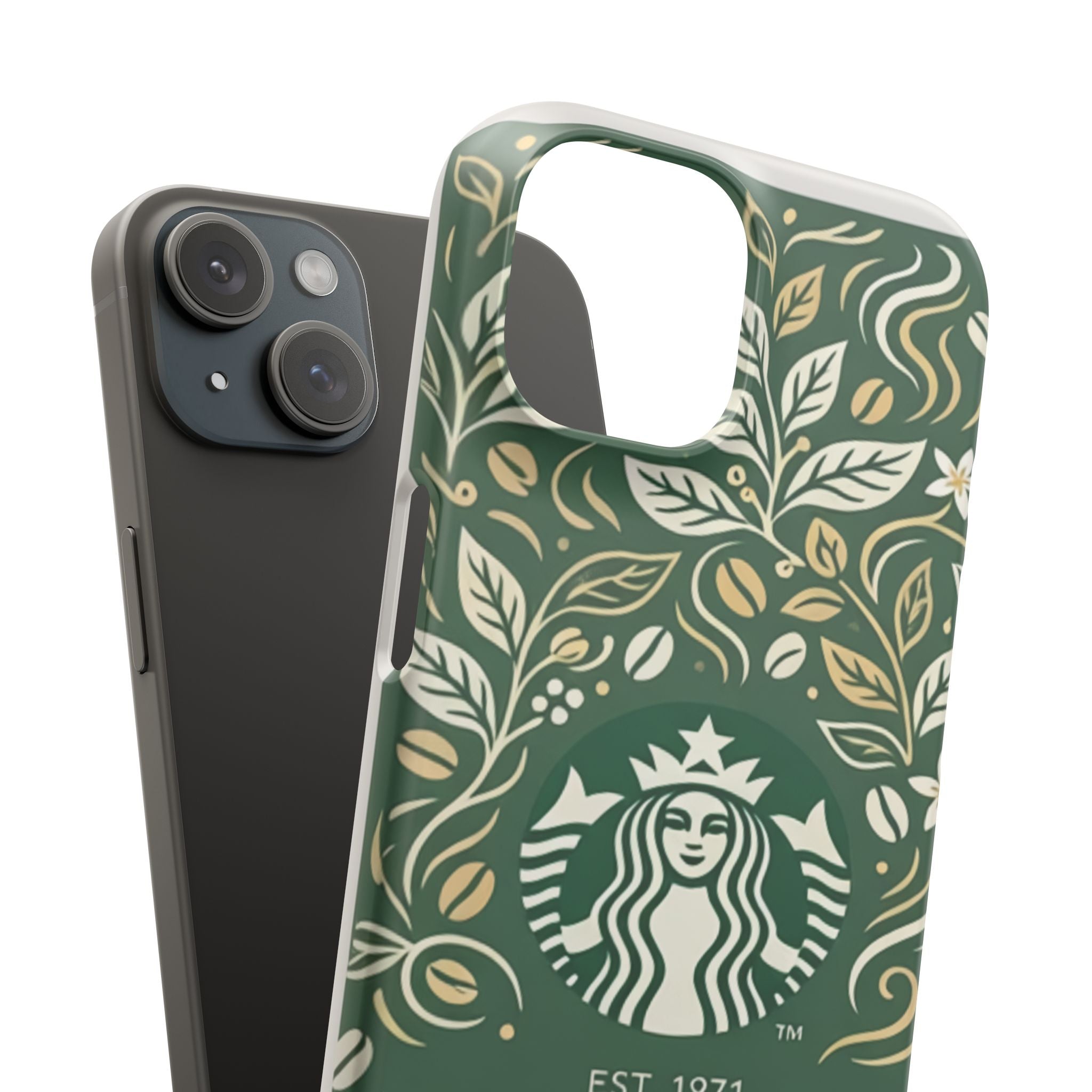 Starbucks Logo Phone Case | Green Coffee Shop iPhone Case
