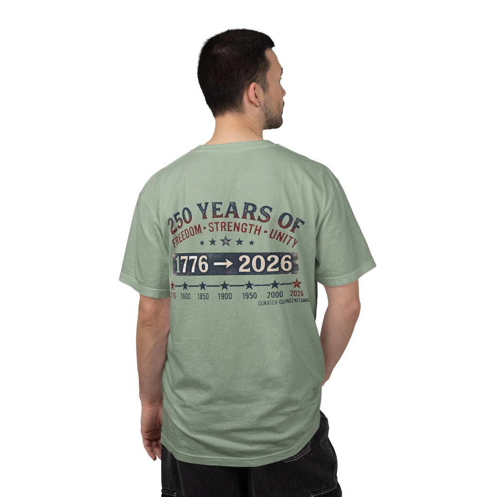 America 250th Anniversary T-Shirt — "Happy 250th Birthday America" Patriotic Tee (1776–2026)