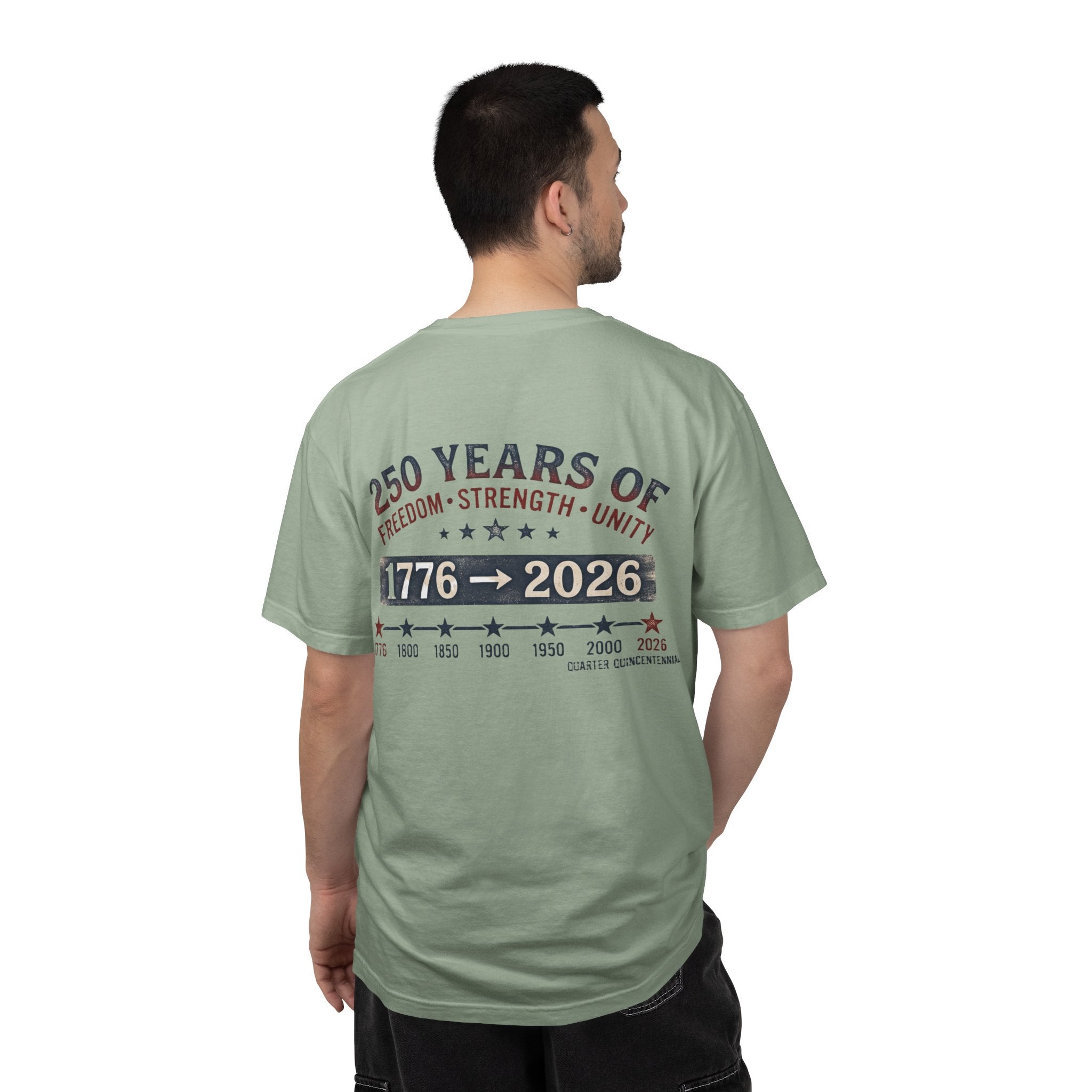 America 250th Anniversary T-Shirt — "Happy 250th Birthday America" Patriotic Tee (1776–2026)