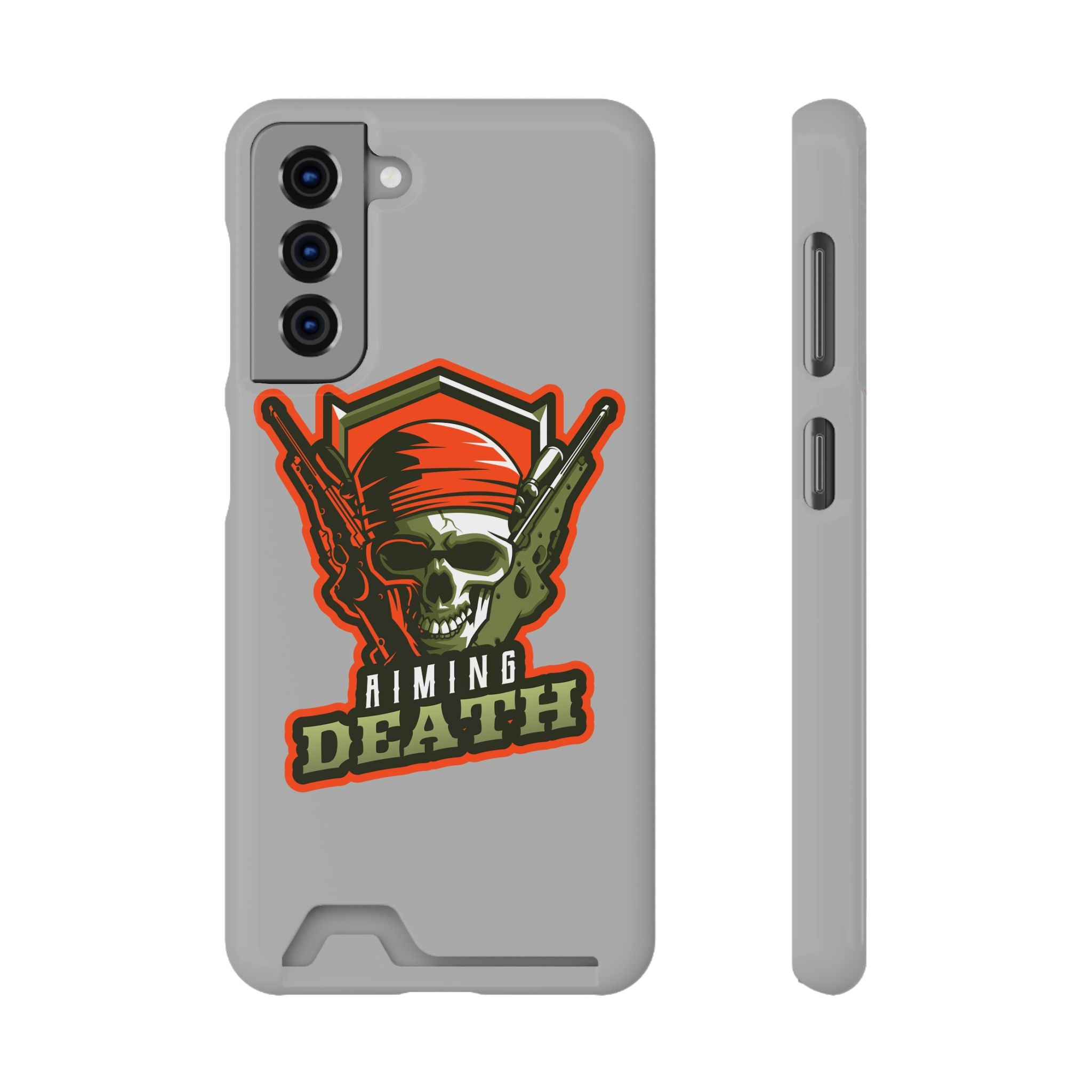 Skull with Bandana and Guns Phone Case