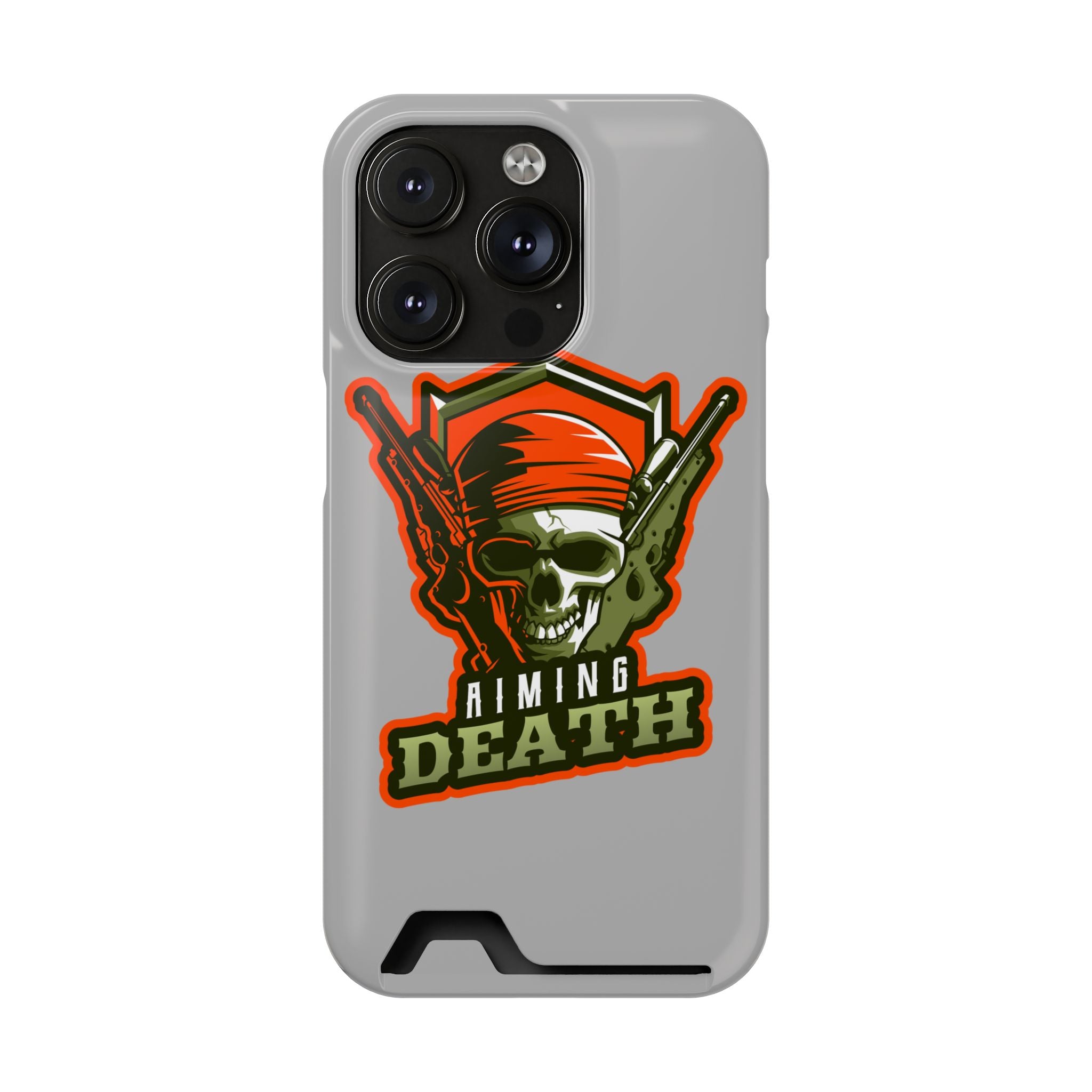 Skull with Bandana and Guns Phone Case