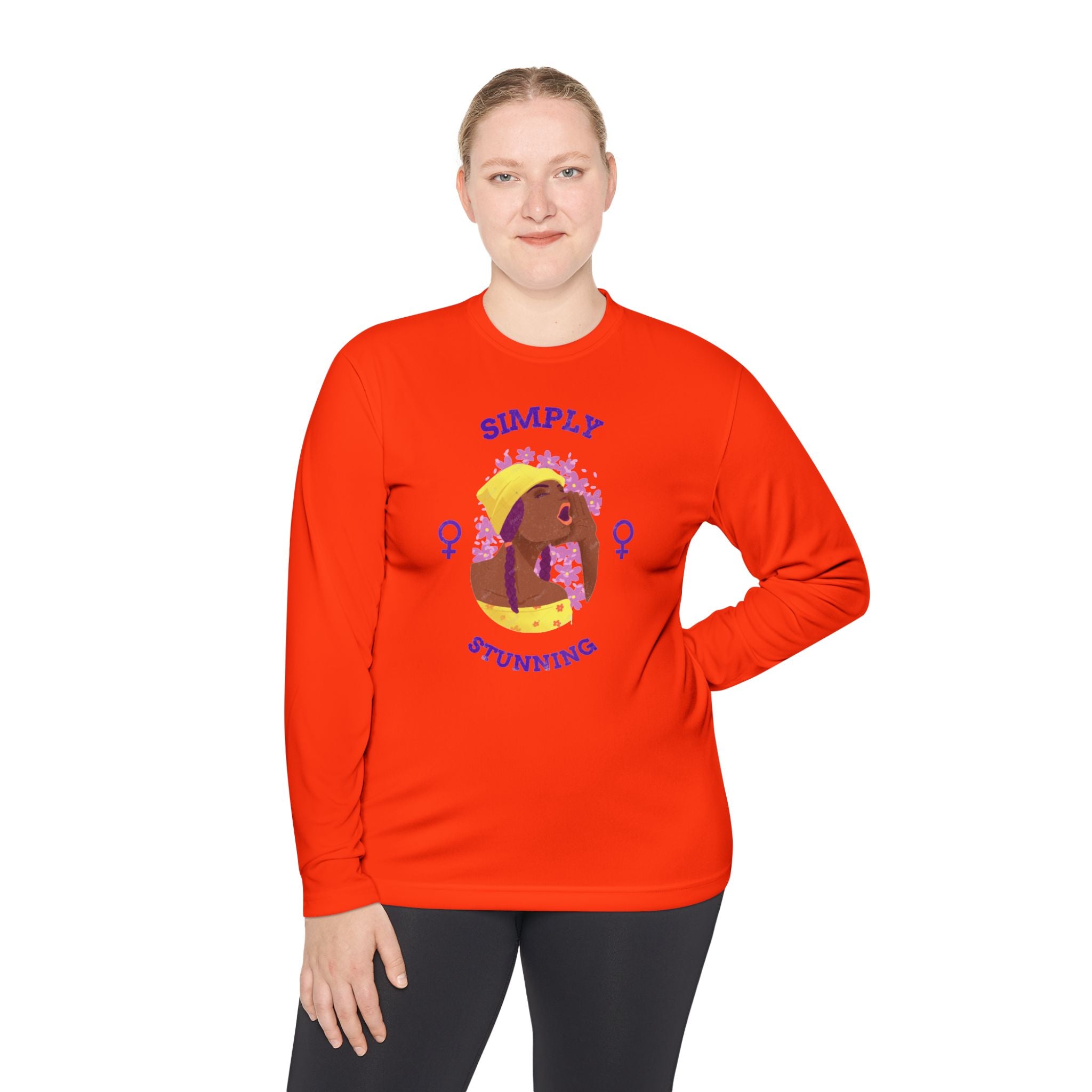 Simply Stunning sloth shirt | Long Sleeve Tee | Feminist femme design